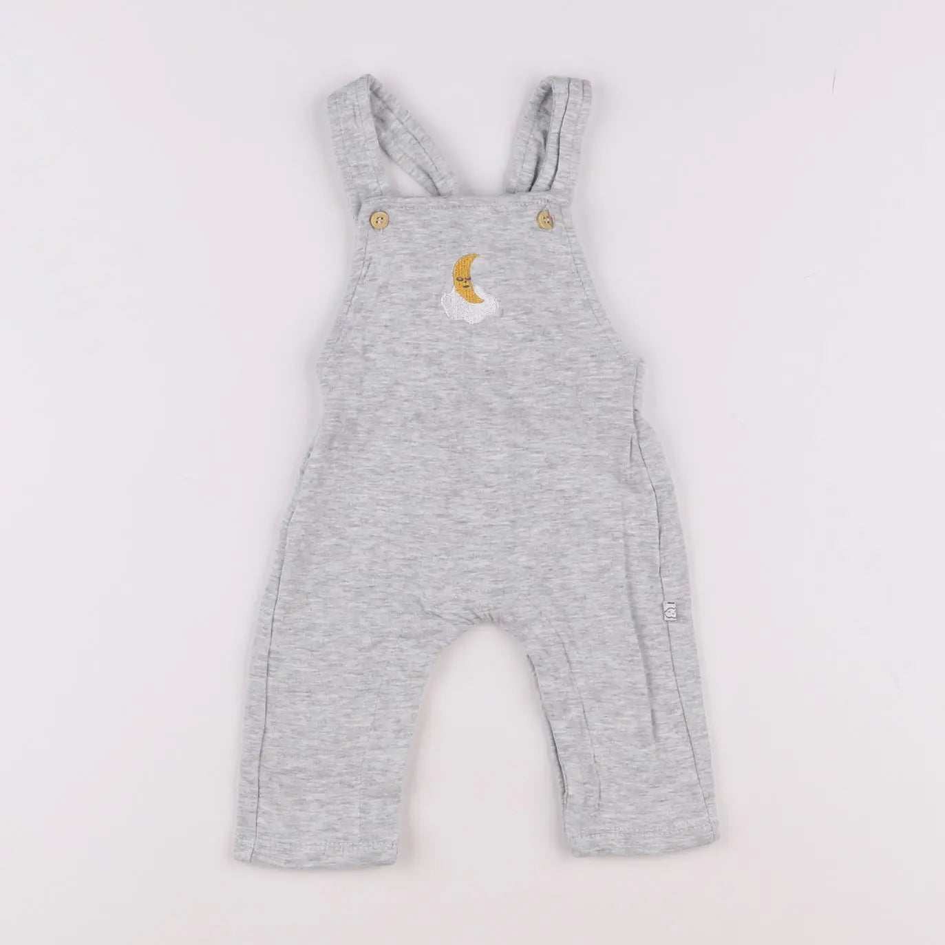 Vertbaudet - salopette gris - 3 mois