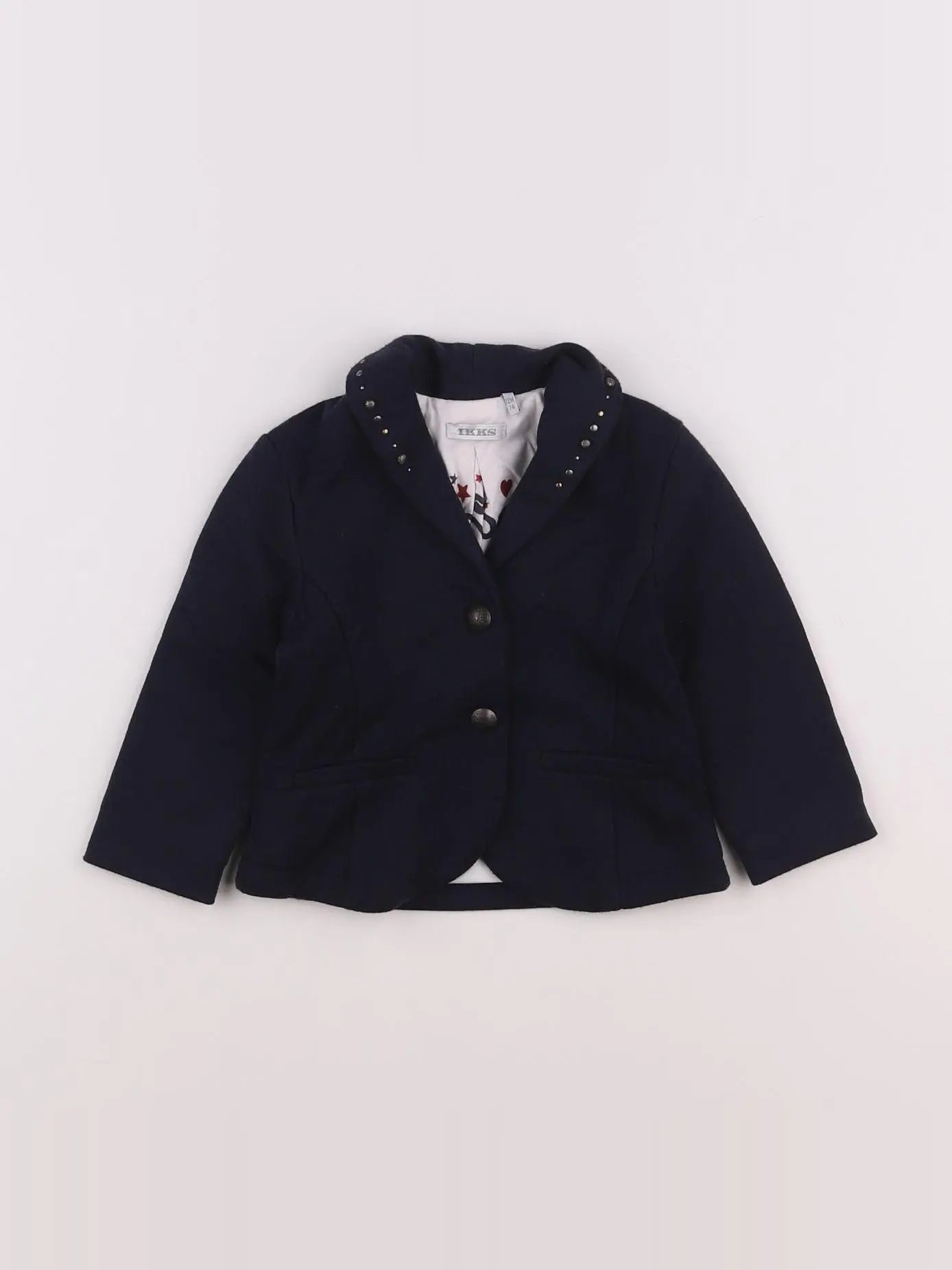 IKKS - veste bleu - 12 mois