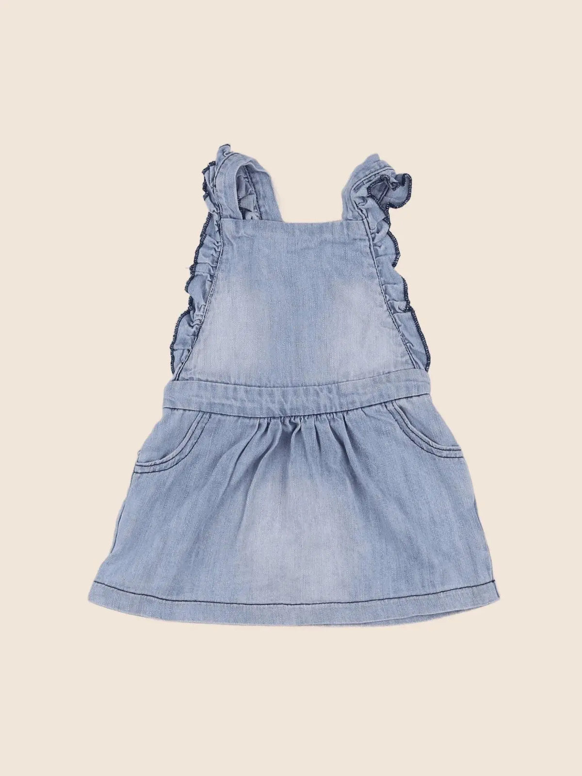 Vertbaudet - robe bleu - 12 mois
