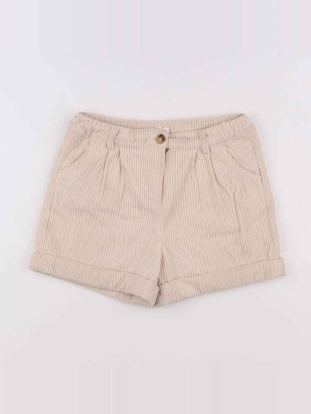 Vertbaudet - short beige - 9 ans