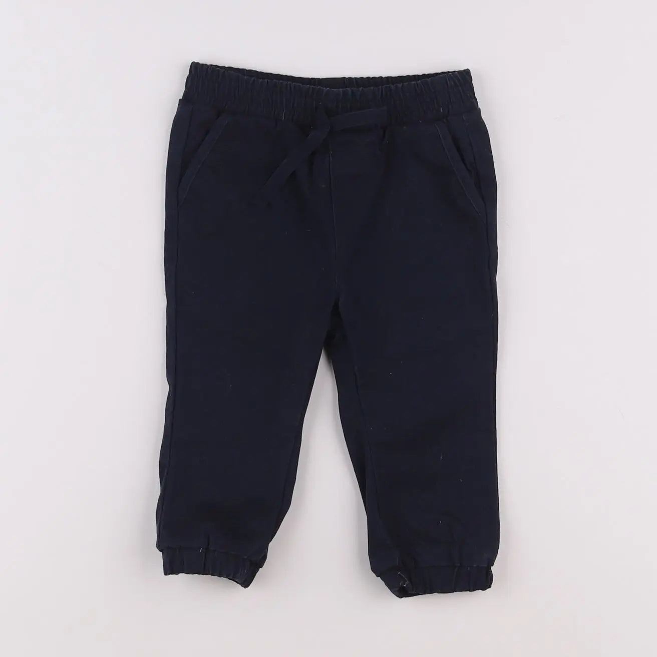 Vertbaudet - pantalon bleu - 12 mois