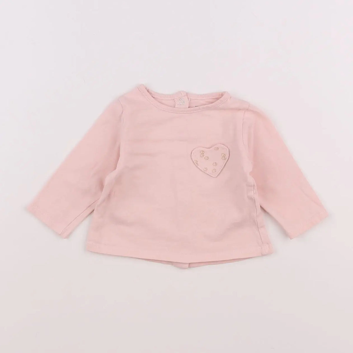 Vertbaudet - tee-shirt rose - 3 mois