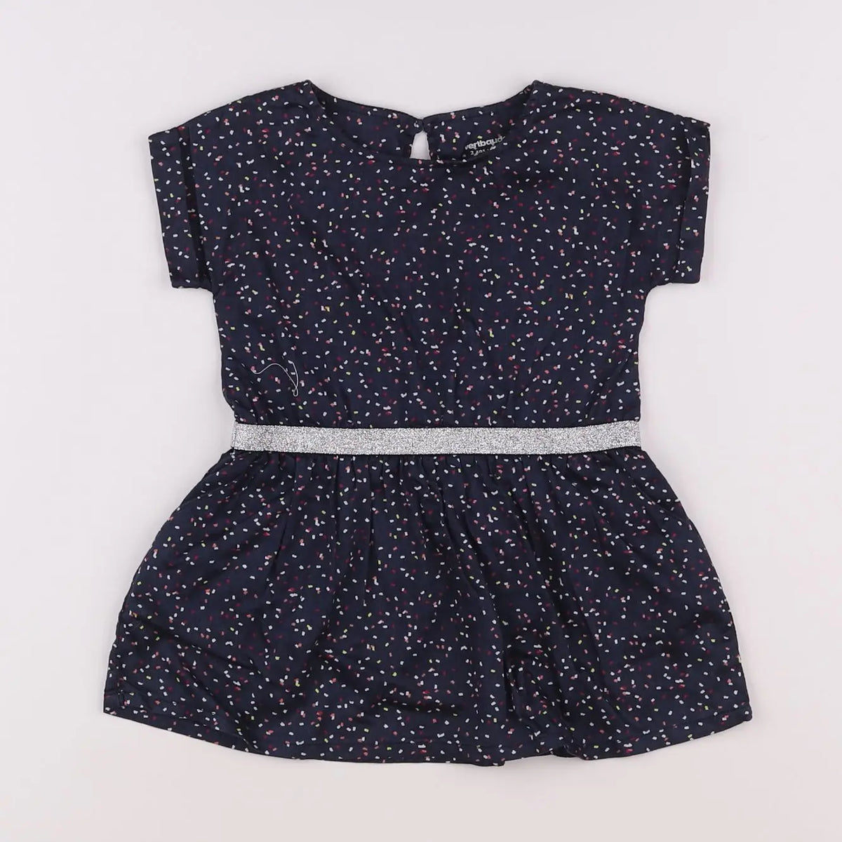 Vertbaudet - robe bleu - 2 ans