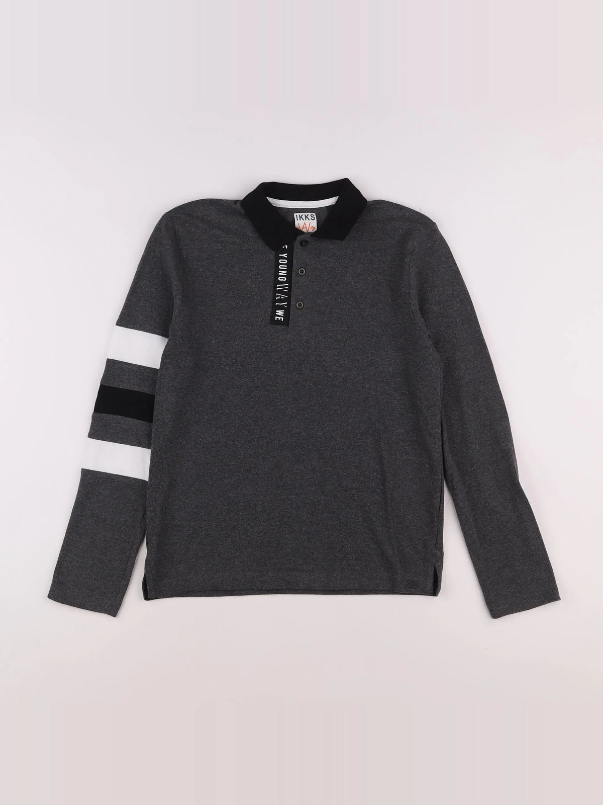 IKKS - polo gris - 12 ans