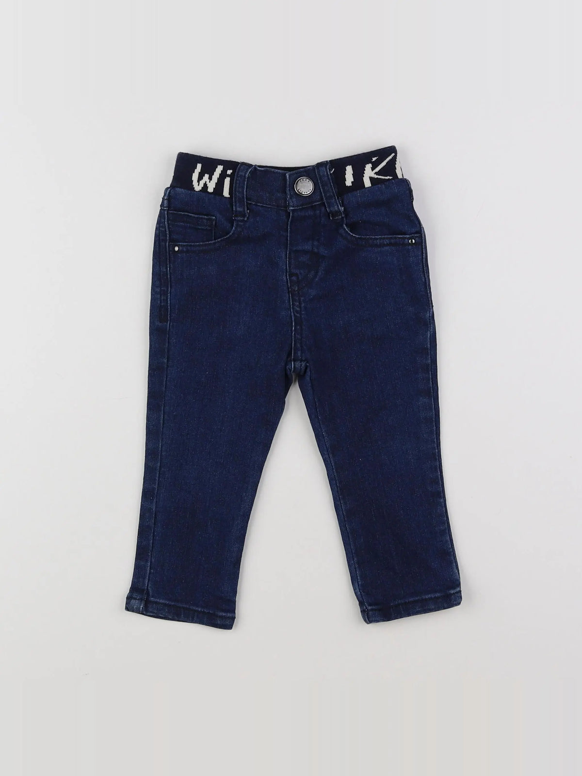 IKKS - pantalon bleu - 12 mois