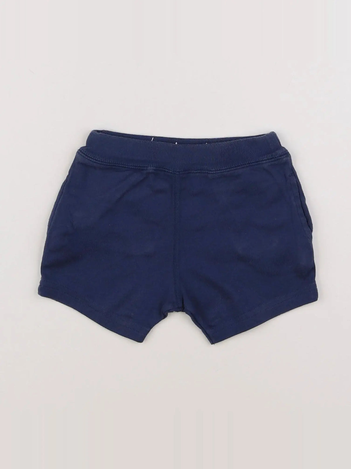 Petit Bateau - short bleu - 6 mois