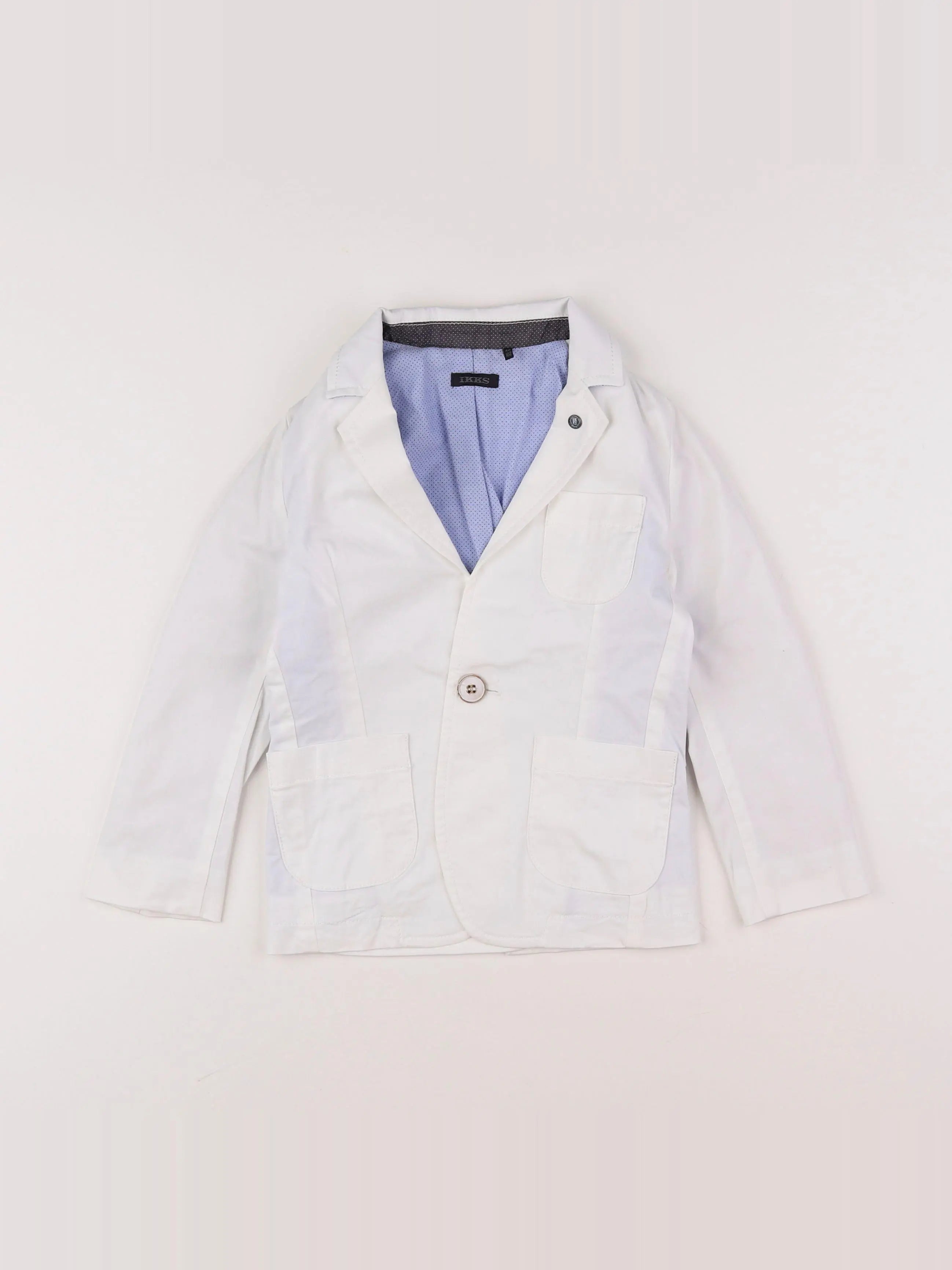 IKKS - veste blanc - 4 ans