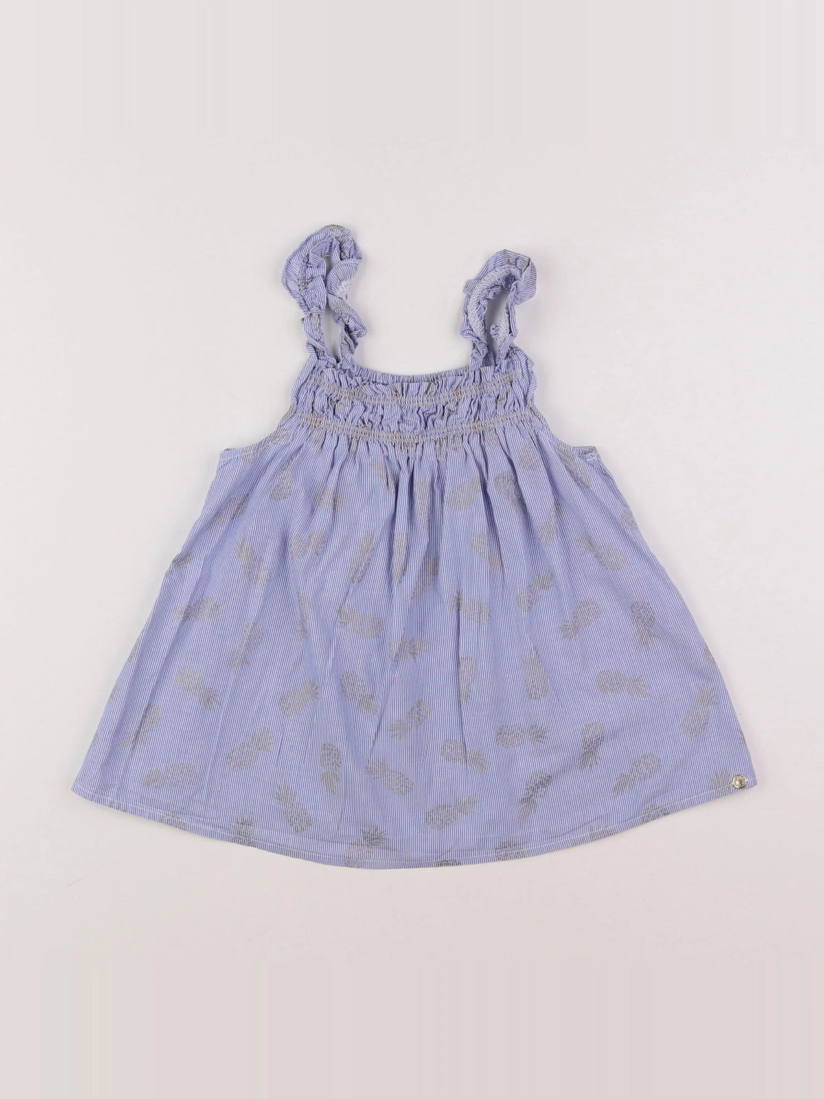 IKKS - blouse bleu - 8 ans