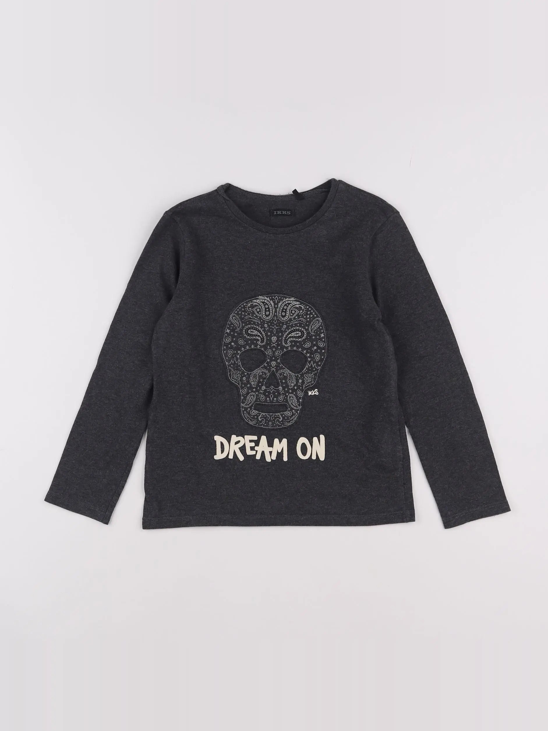 IKKS - tee-shirt gris - 6 ans