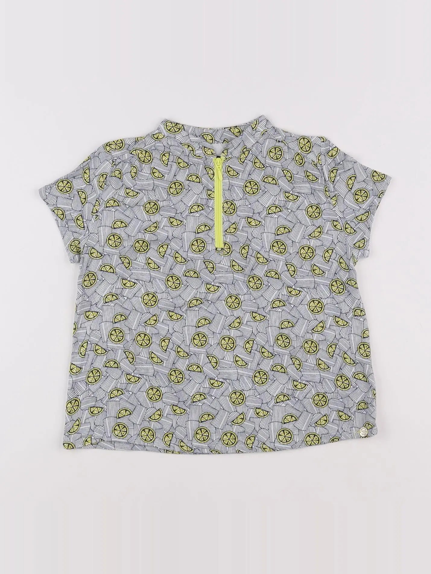 IKKS - blouse bleu, jaune - 6 ans
