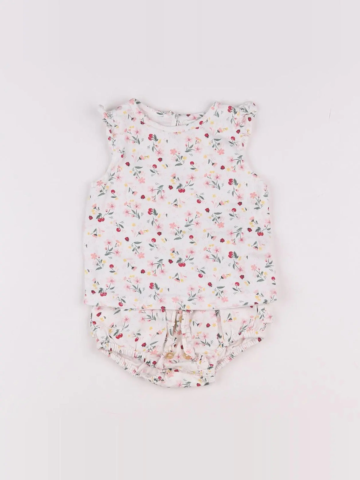 Bouchara - ensemble multicolore - 3 mois