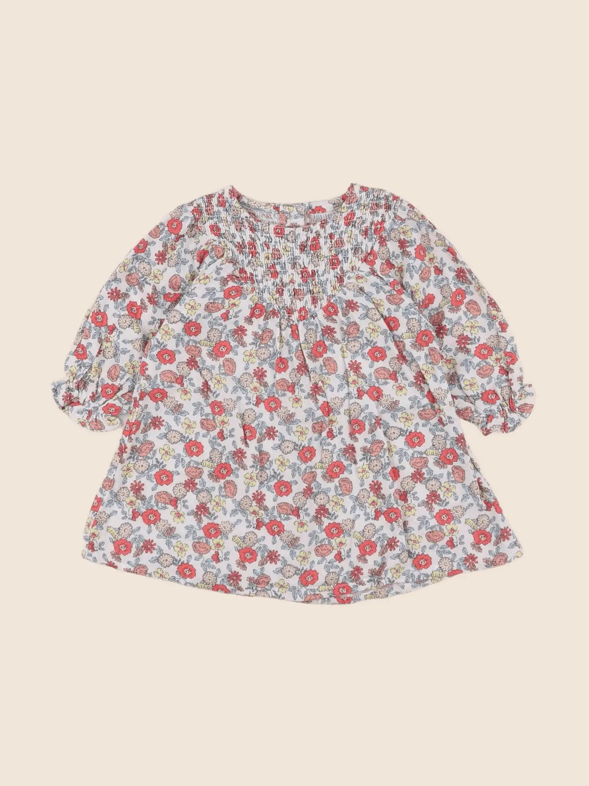 Vertbaudet - robe multicolore - 12 mois