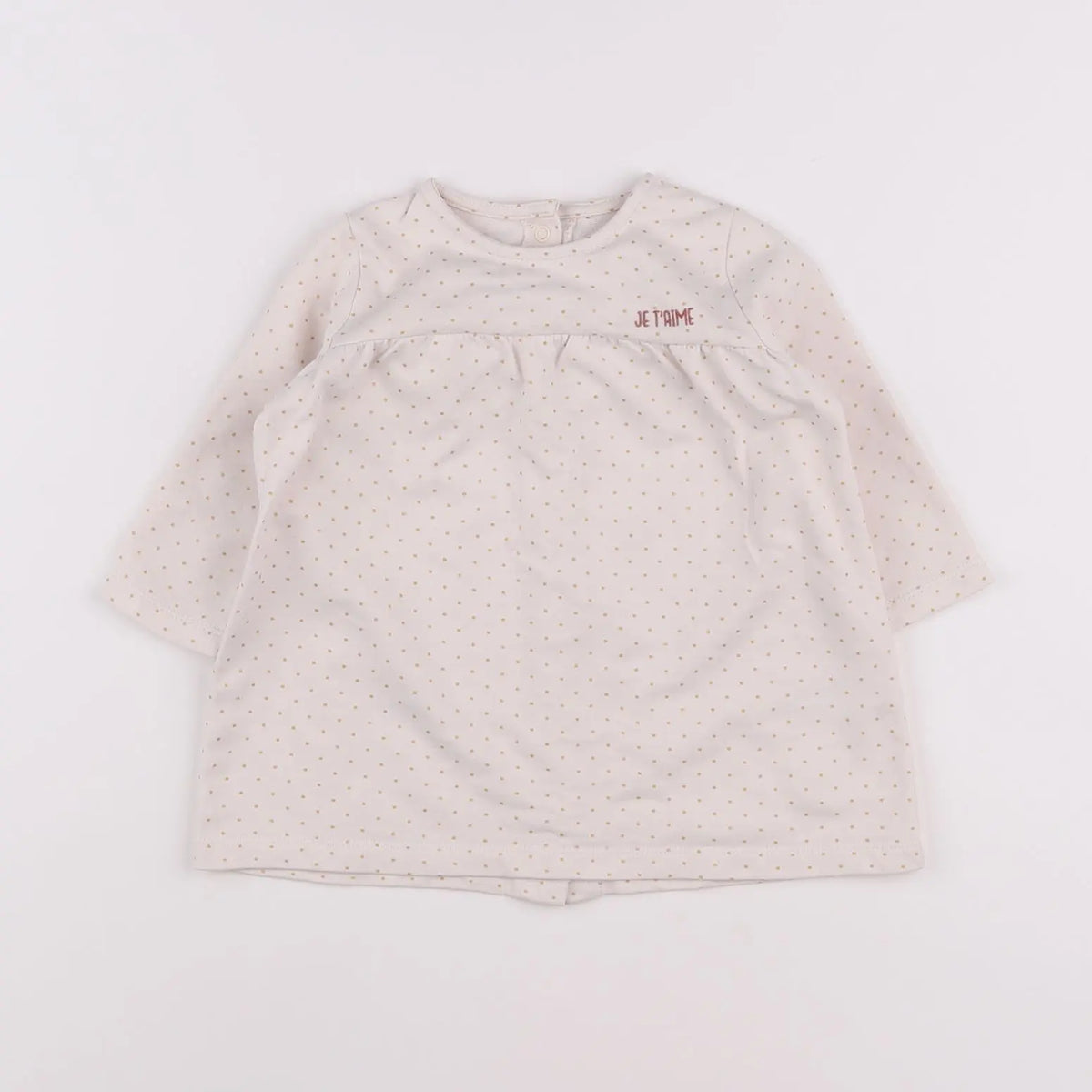 Vertbaudet - robe blanc - 12 mois