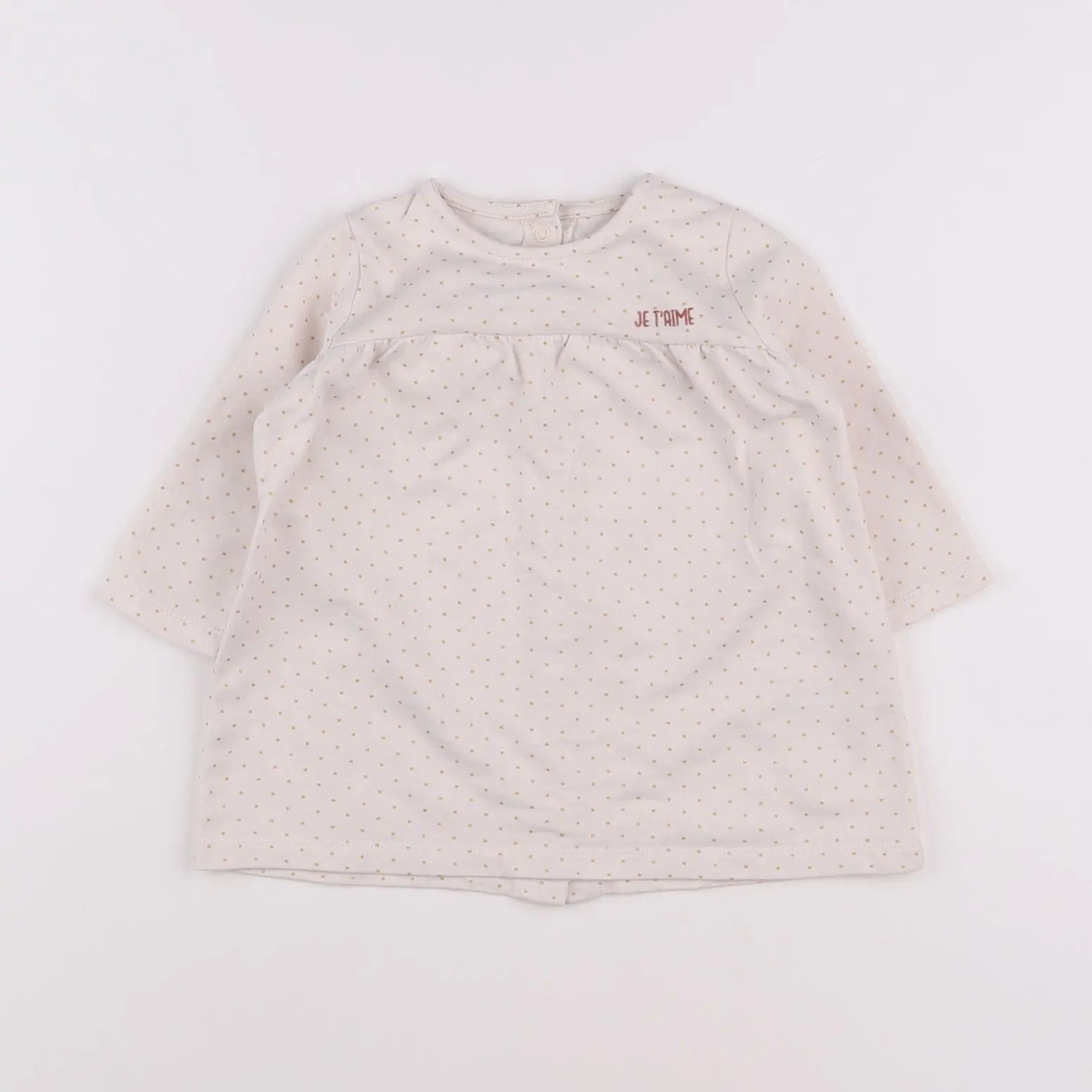 Vertbaudet - robe blanc - 12 mois