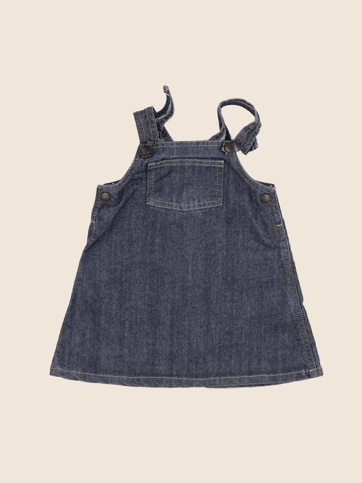 Petit Bateau - robe bleu - 12 mois