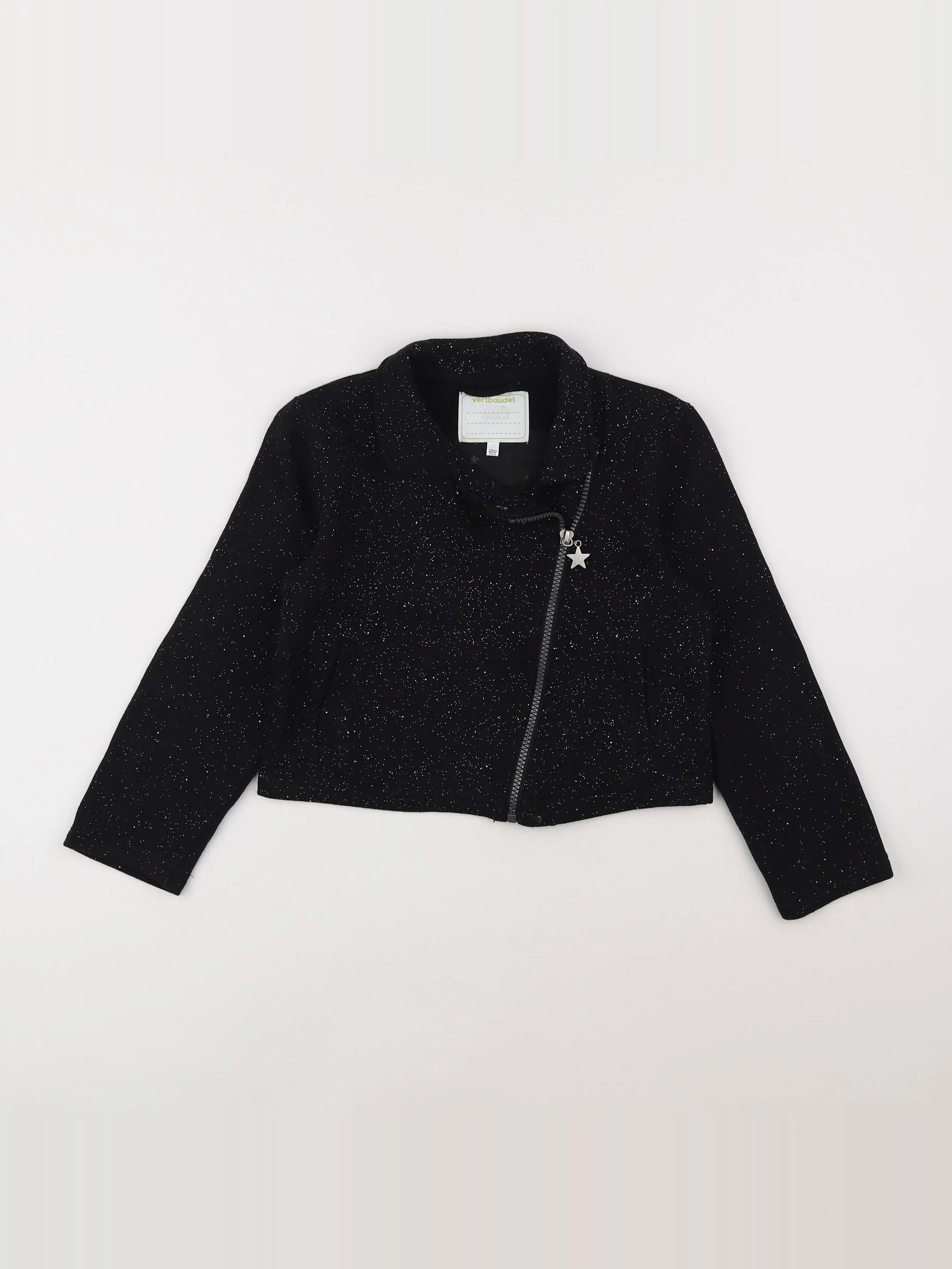 Vertbaudet - veste noir - 8 ans