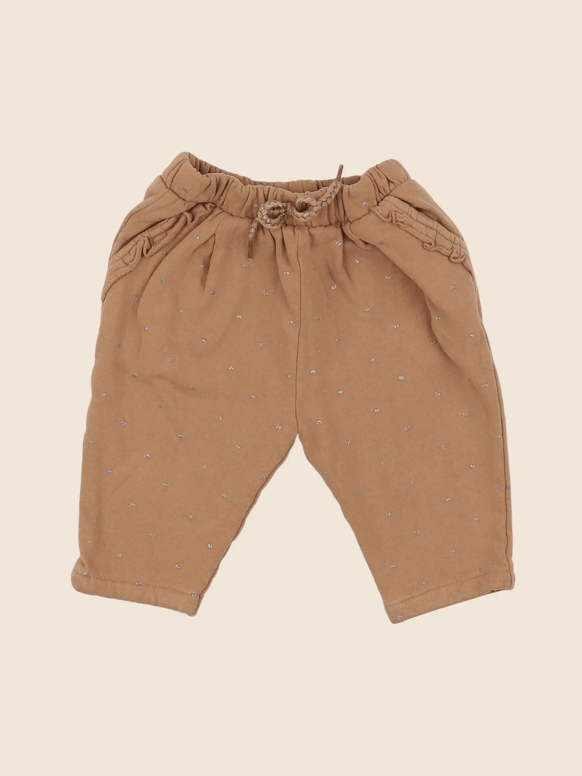 Vertbaudet - pantalon marron - 9 mois