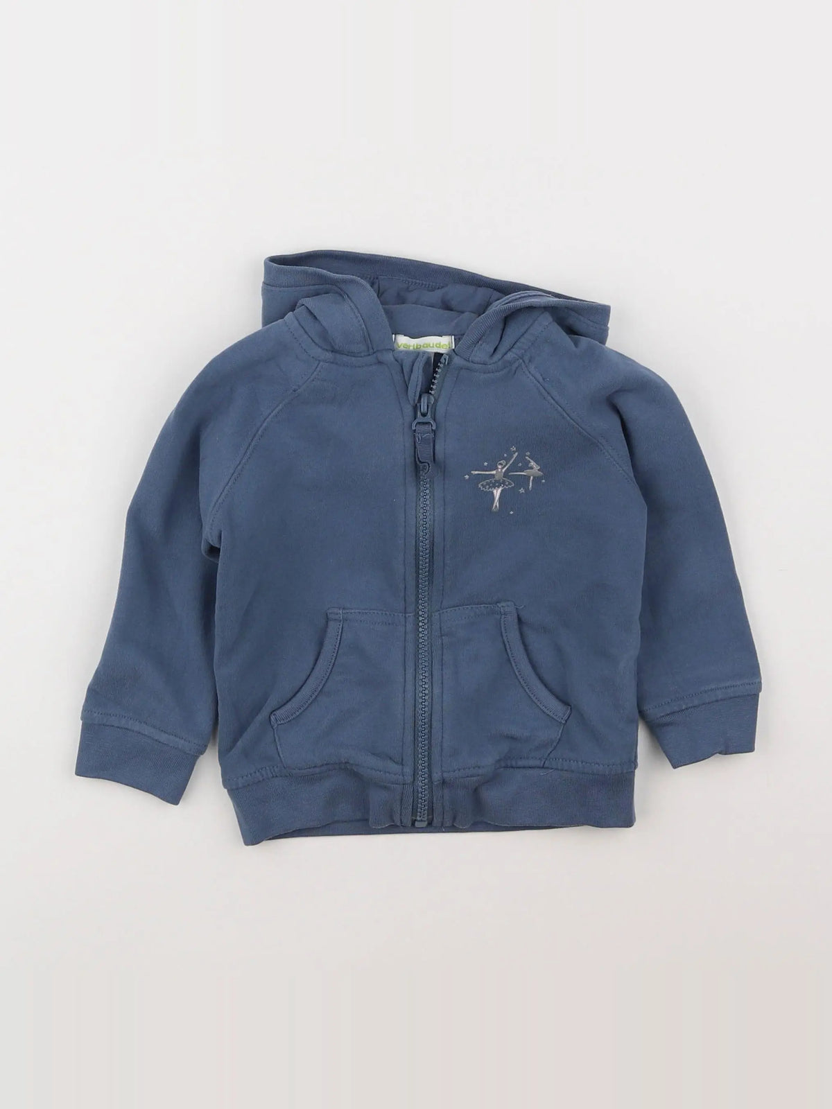 Vertbaudet - sweat bleu - 2 ans