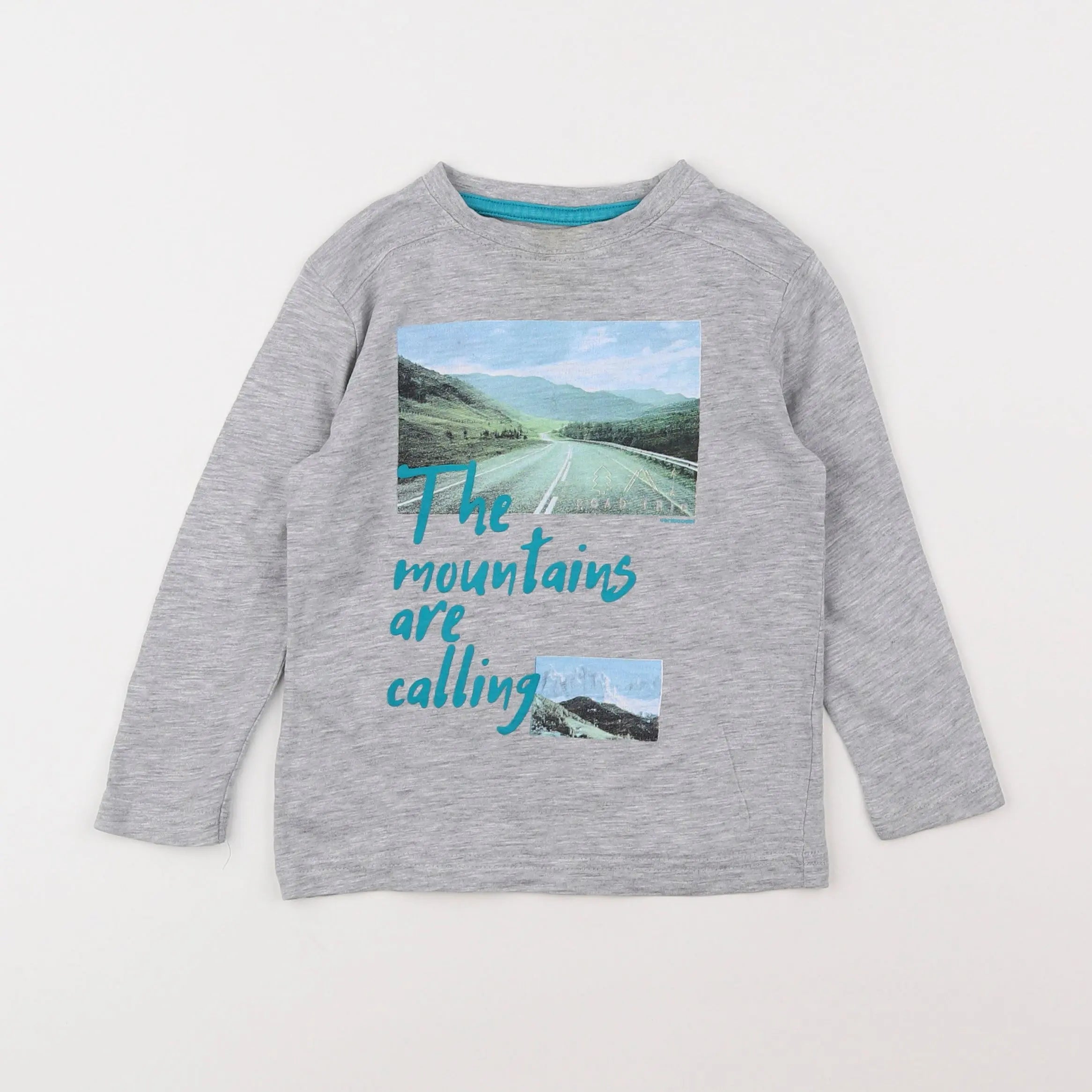 Vertbaudet - tee-shirt gris - 3 ans