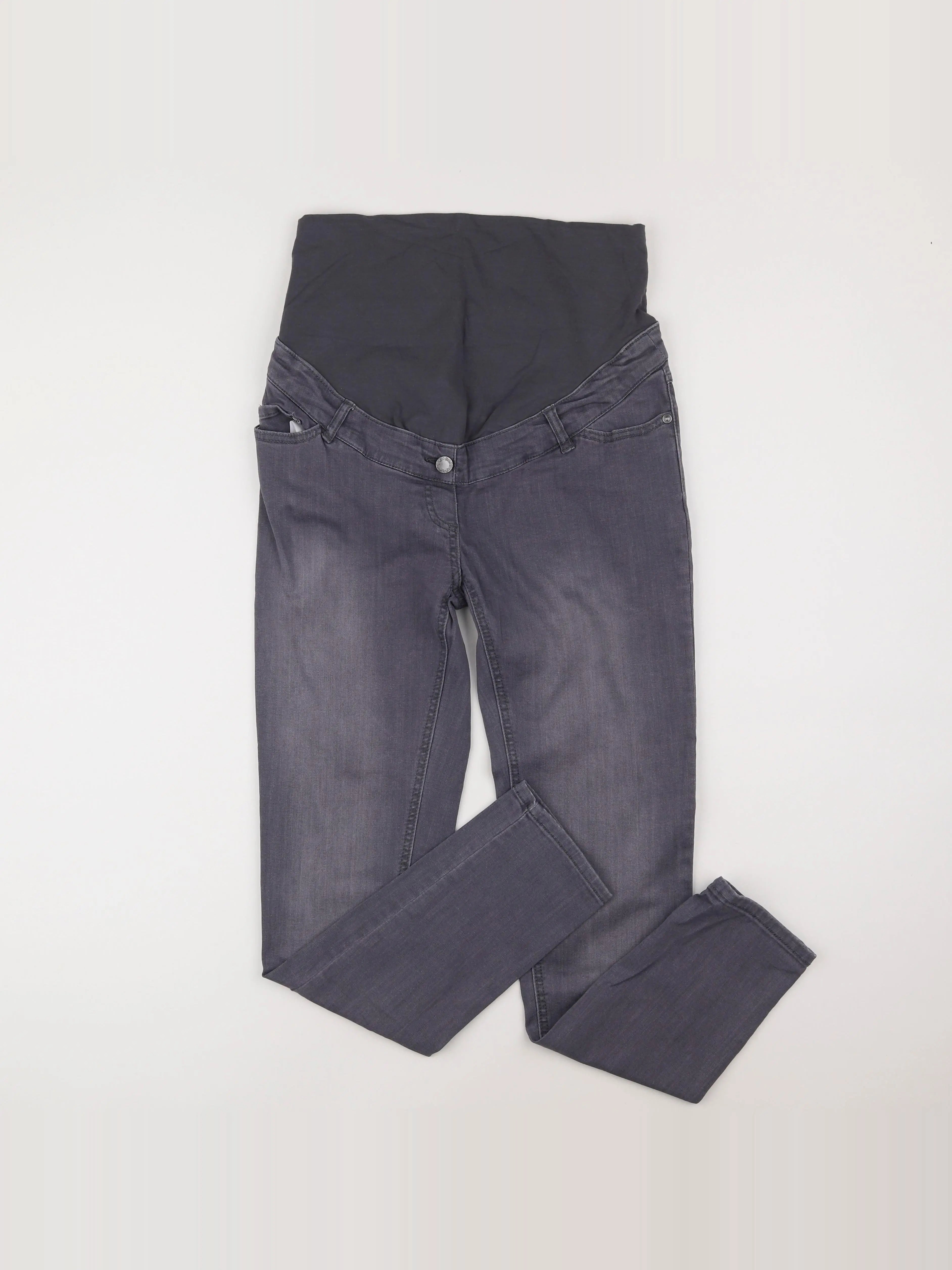 Vertbaudet - jean grossesse gris - 40