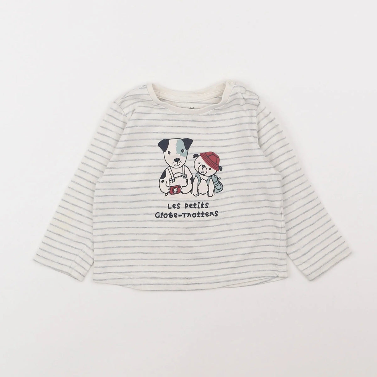 Vertbaudet - tee-shirt multicolore - 12 mois