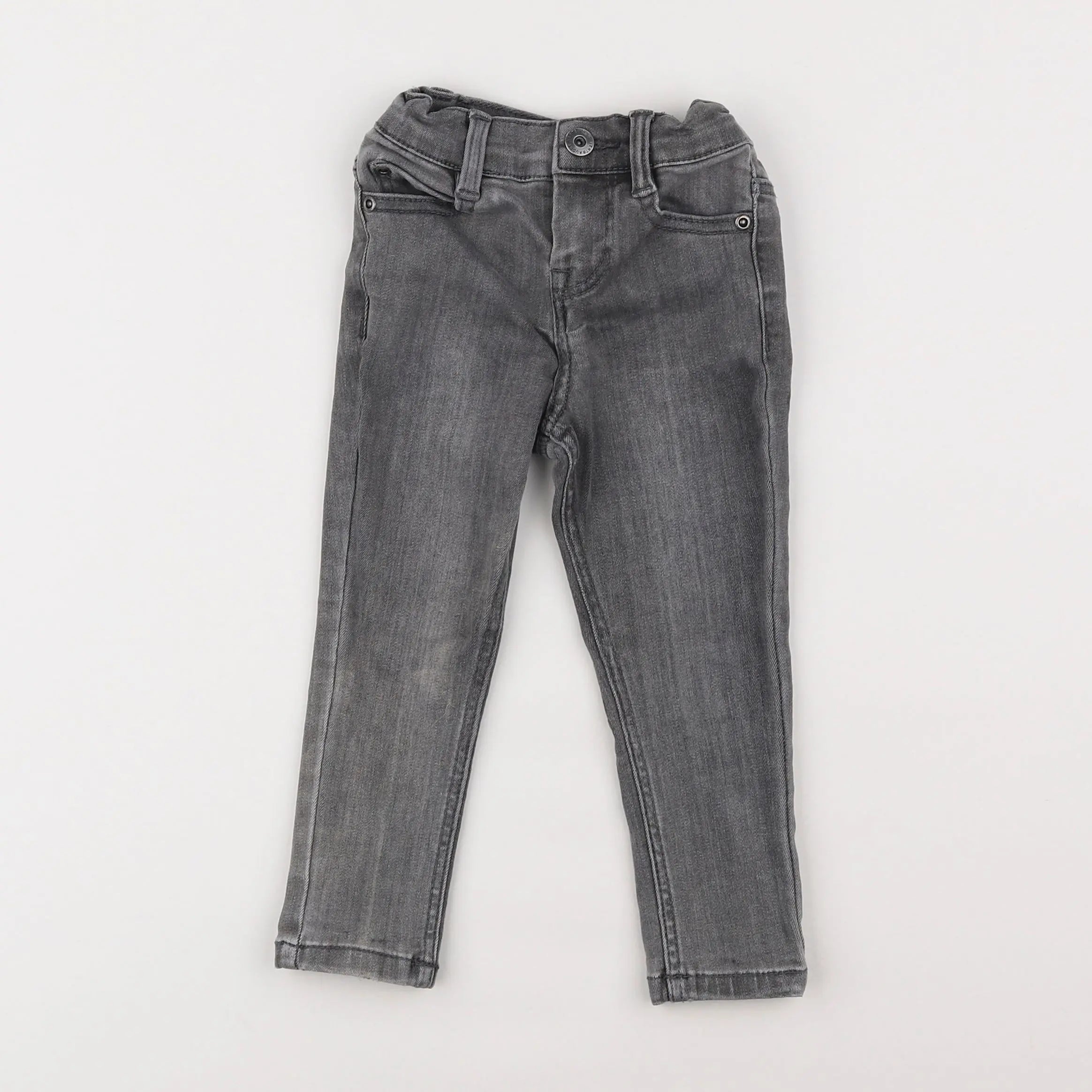 Vertbaudet - jean gris - 2 ans