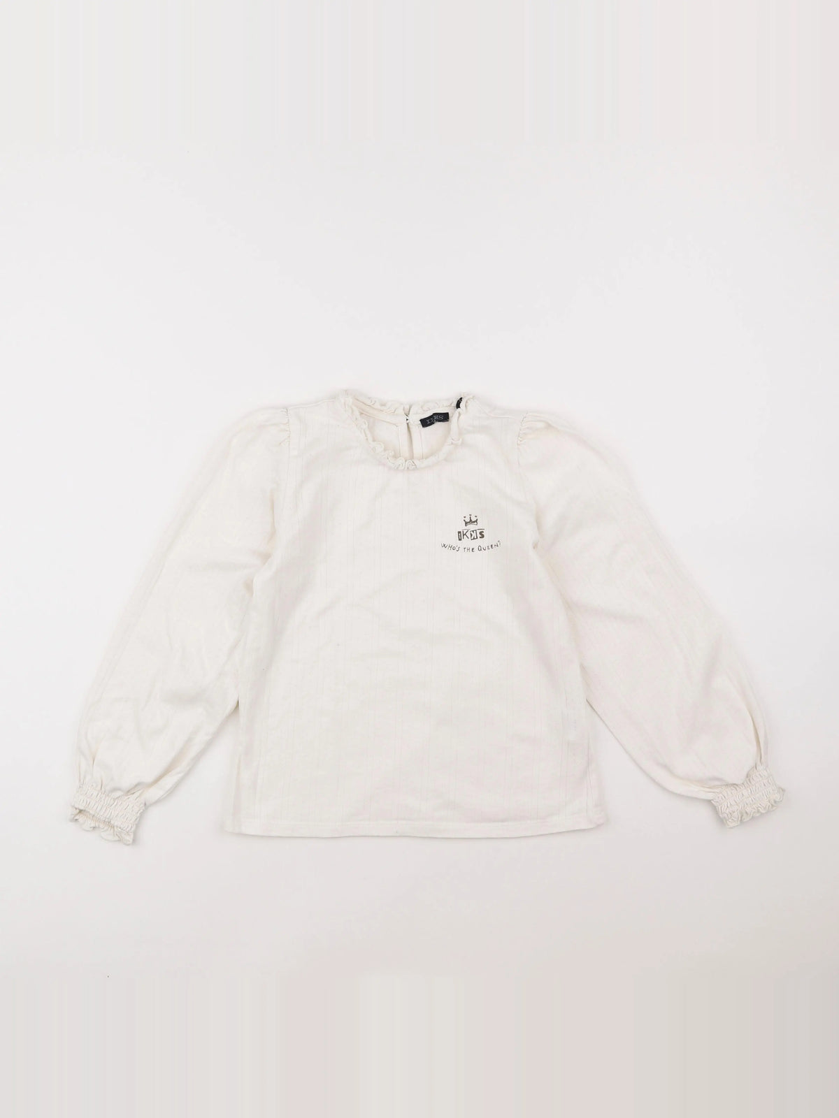 IKKS - tee-shirt blanc - 8 ans