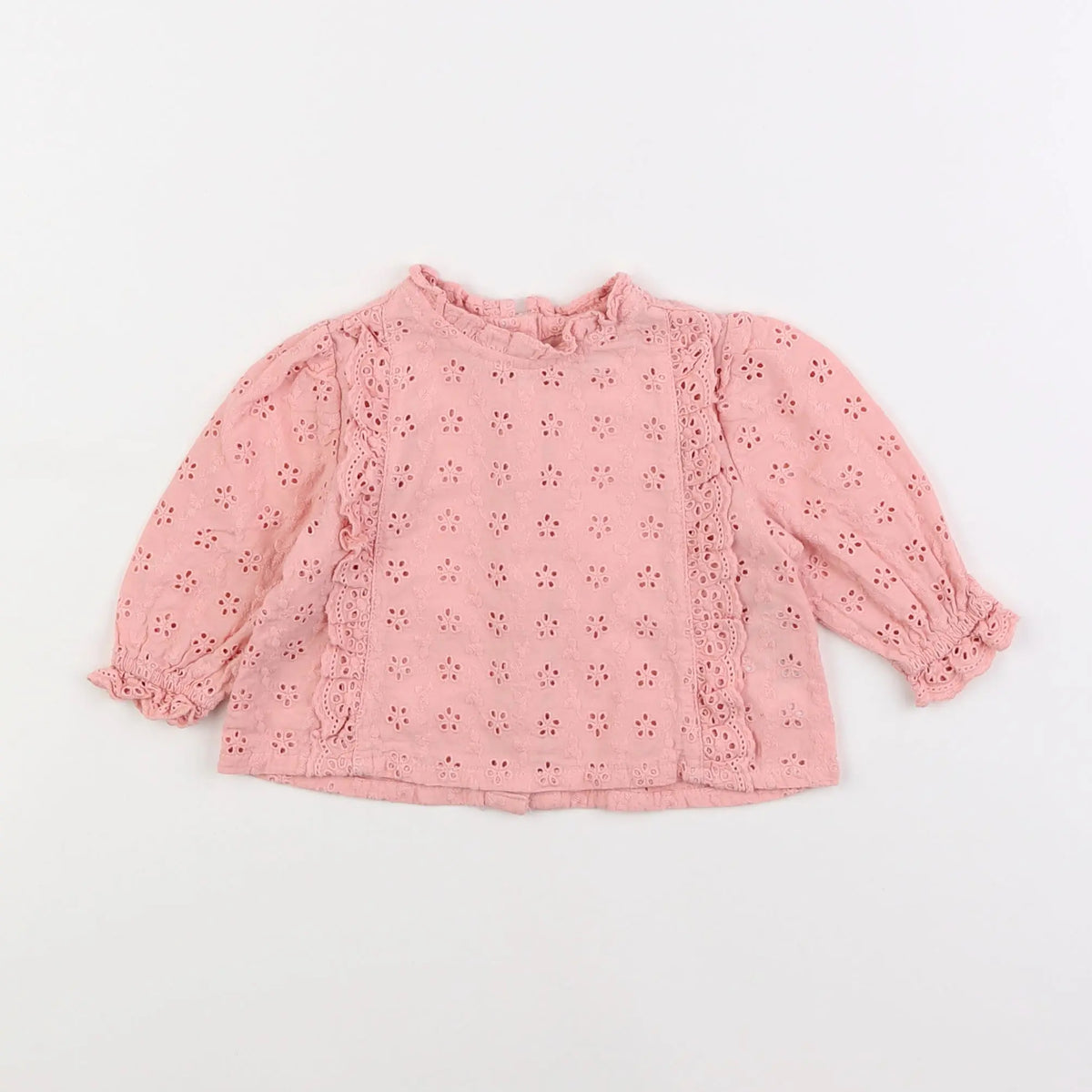 Vertbaudet - blouse rose - 6 mois