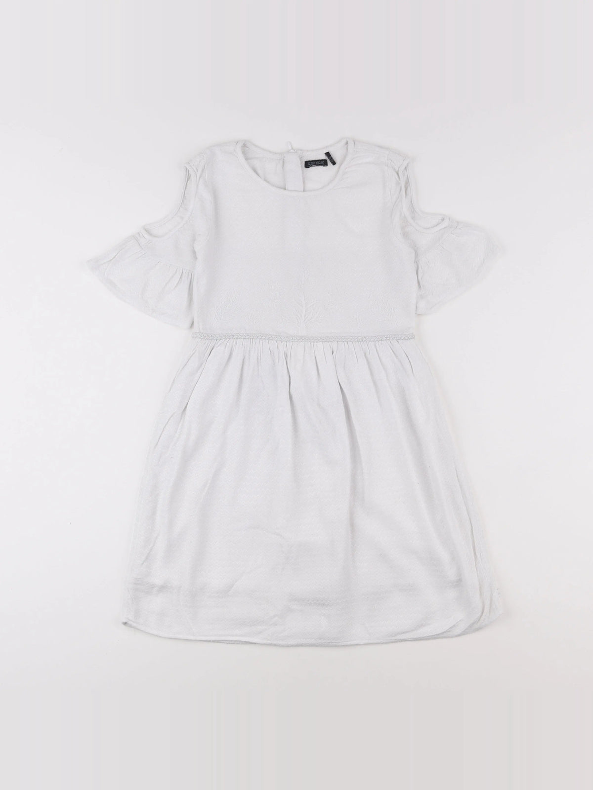 IKKS - robe blanc - 8 ans