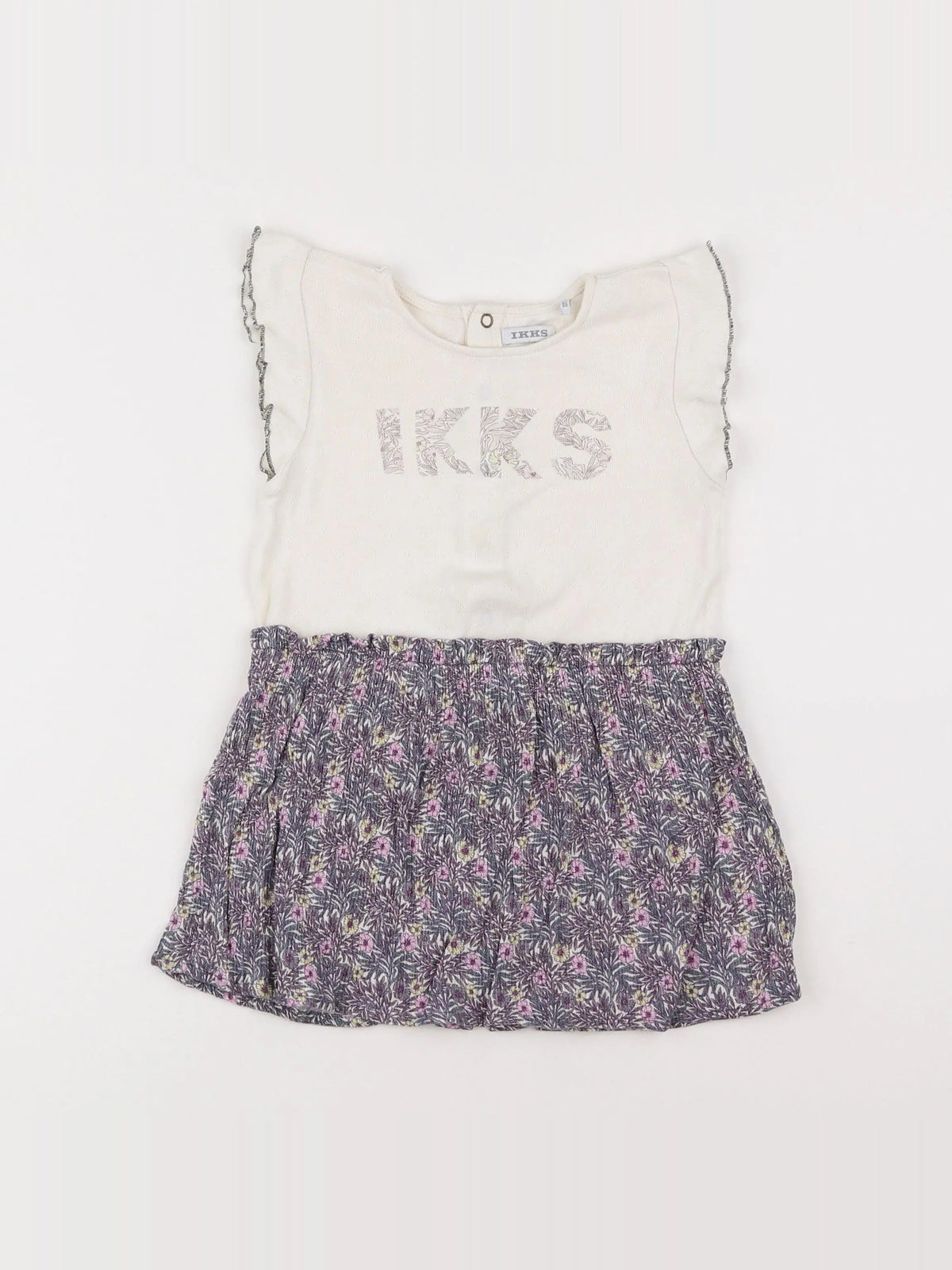 IKKS - robe blanc - 2 ans