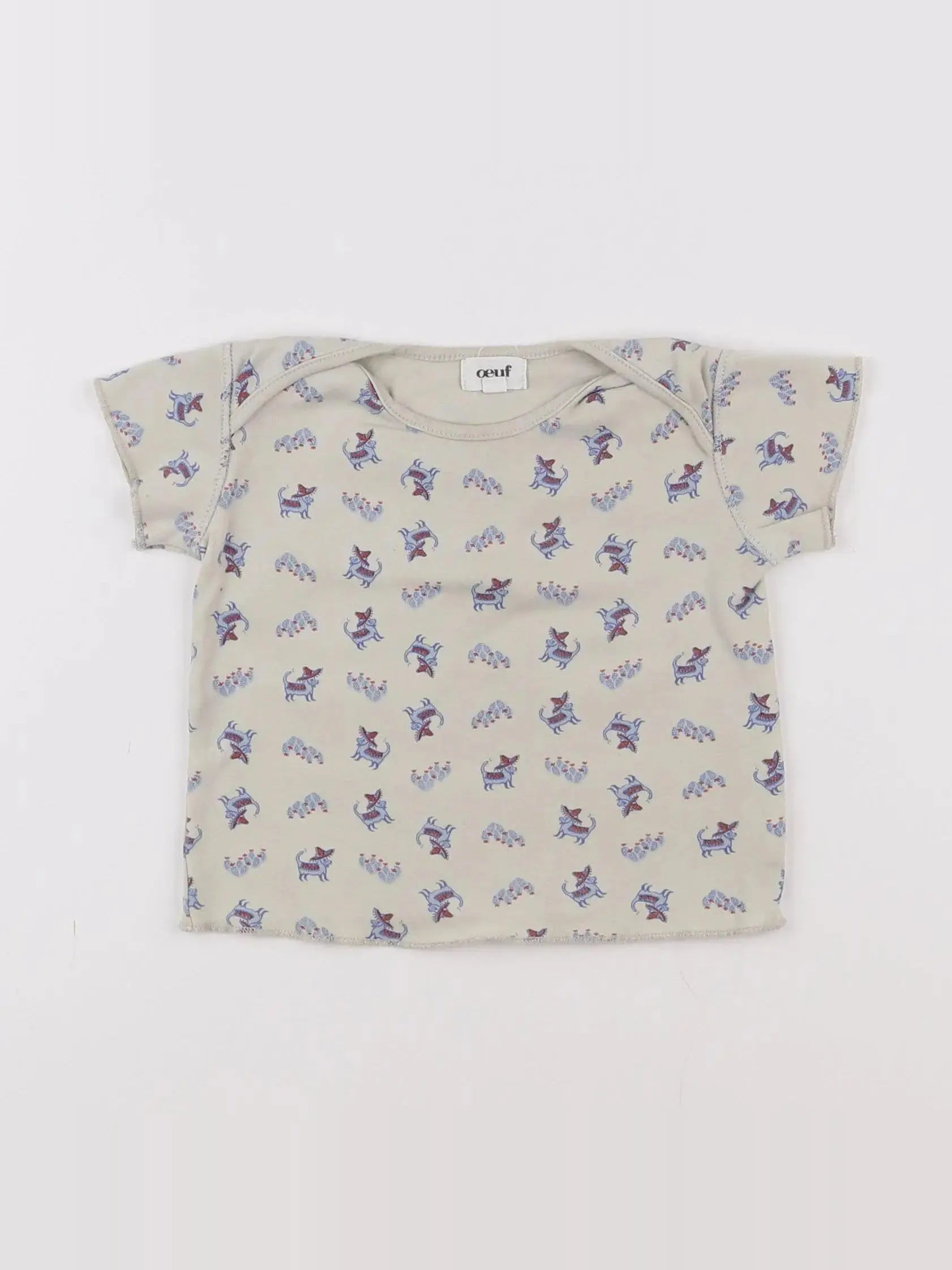 Oeuf NYC - tee-shirt beige - 12/18 mois