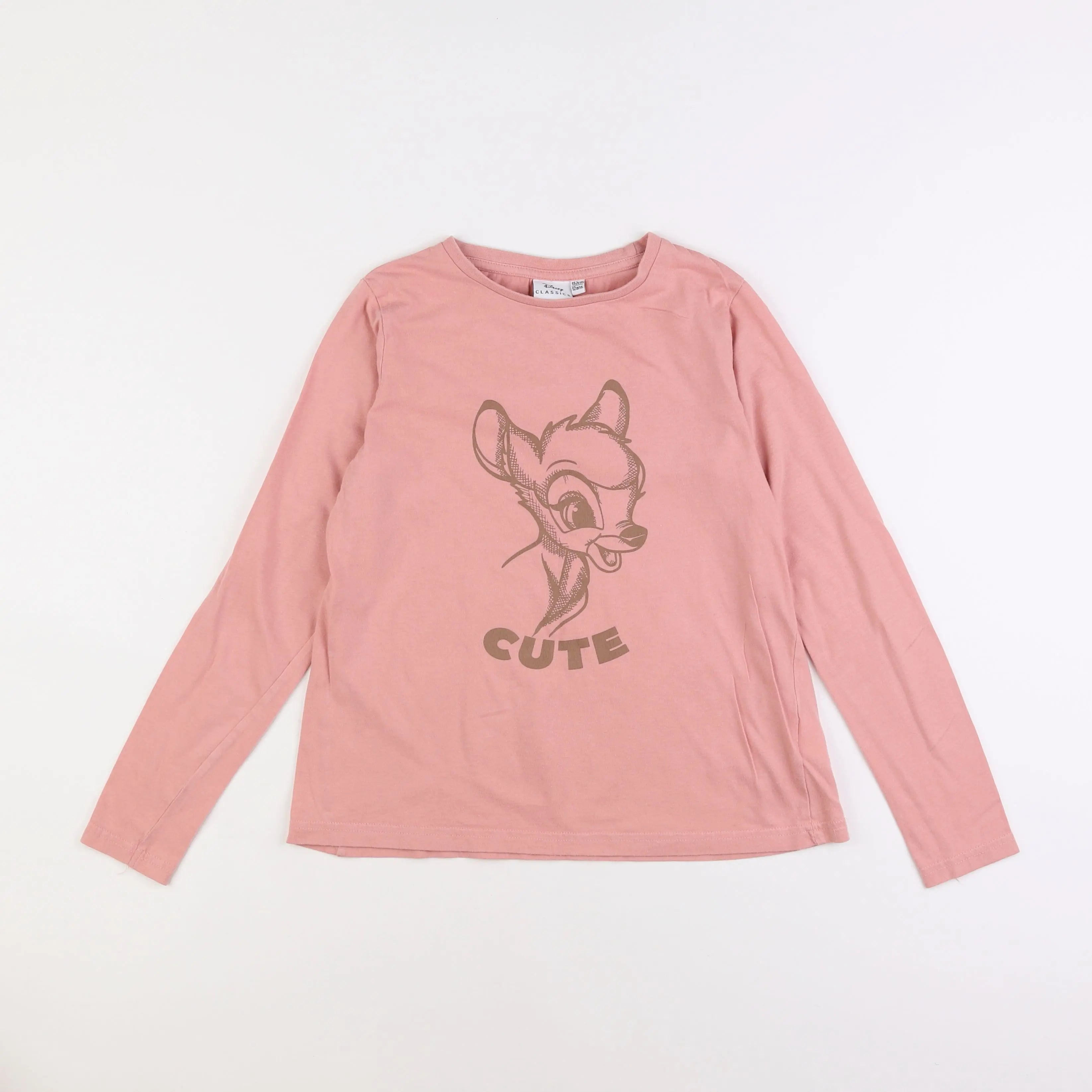 Vertbaudet - tee-shirt rose - 12 ans