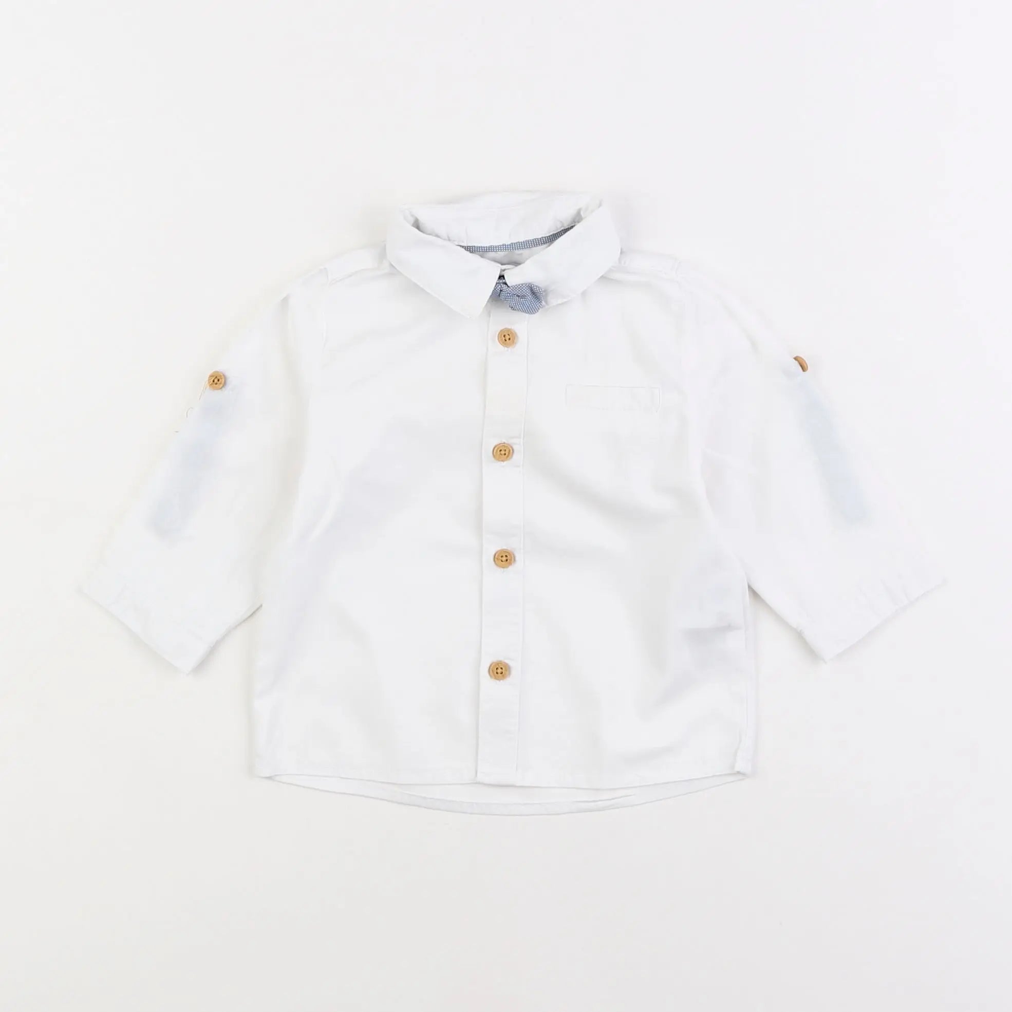 Vertbaudet - chemise blanc - 6 mois