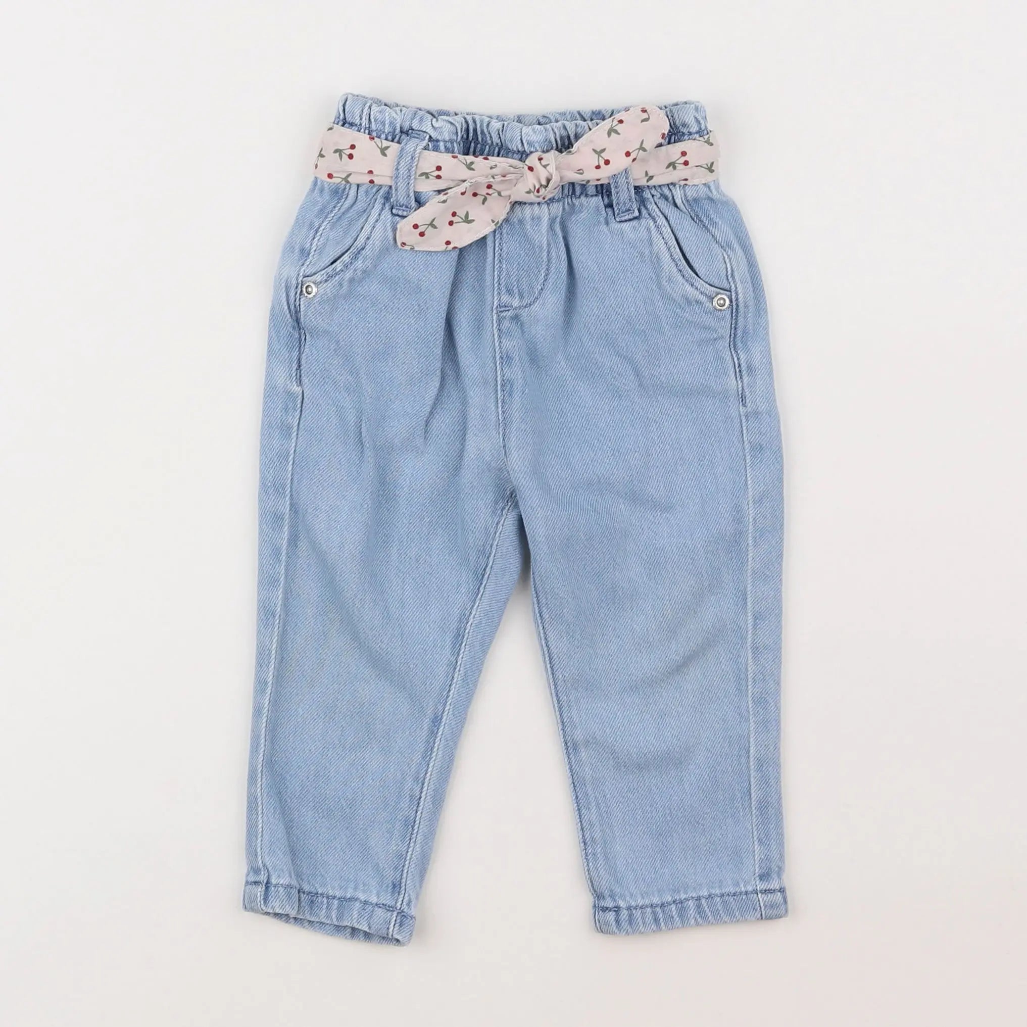 Vertbaudet - jean bleu - 9 mois