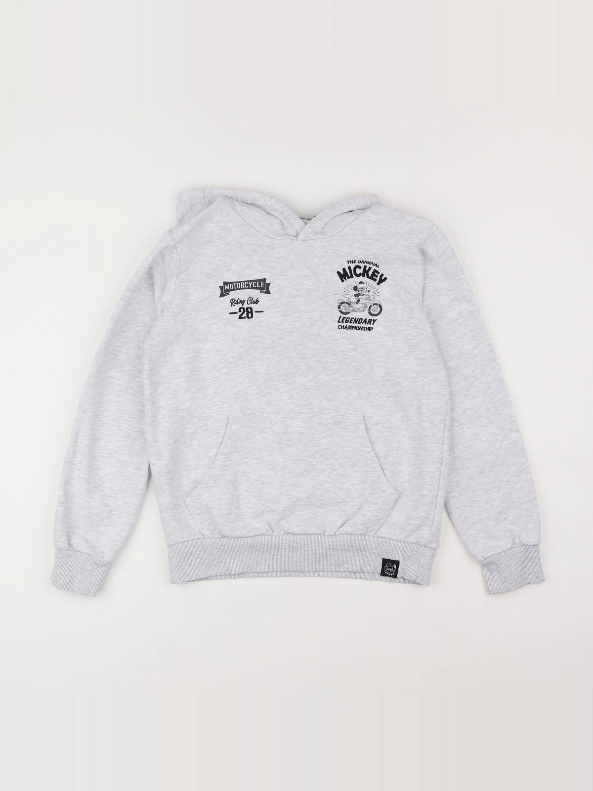 IKKS - sweat imprimé au dos gris - 10 ans