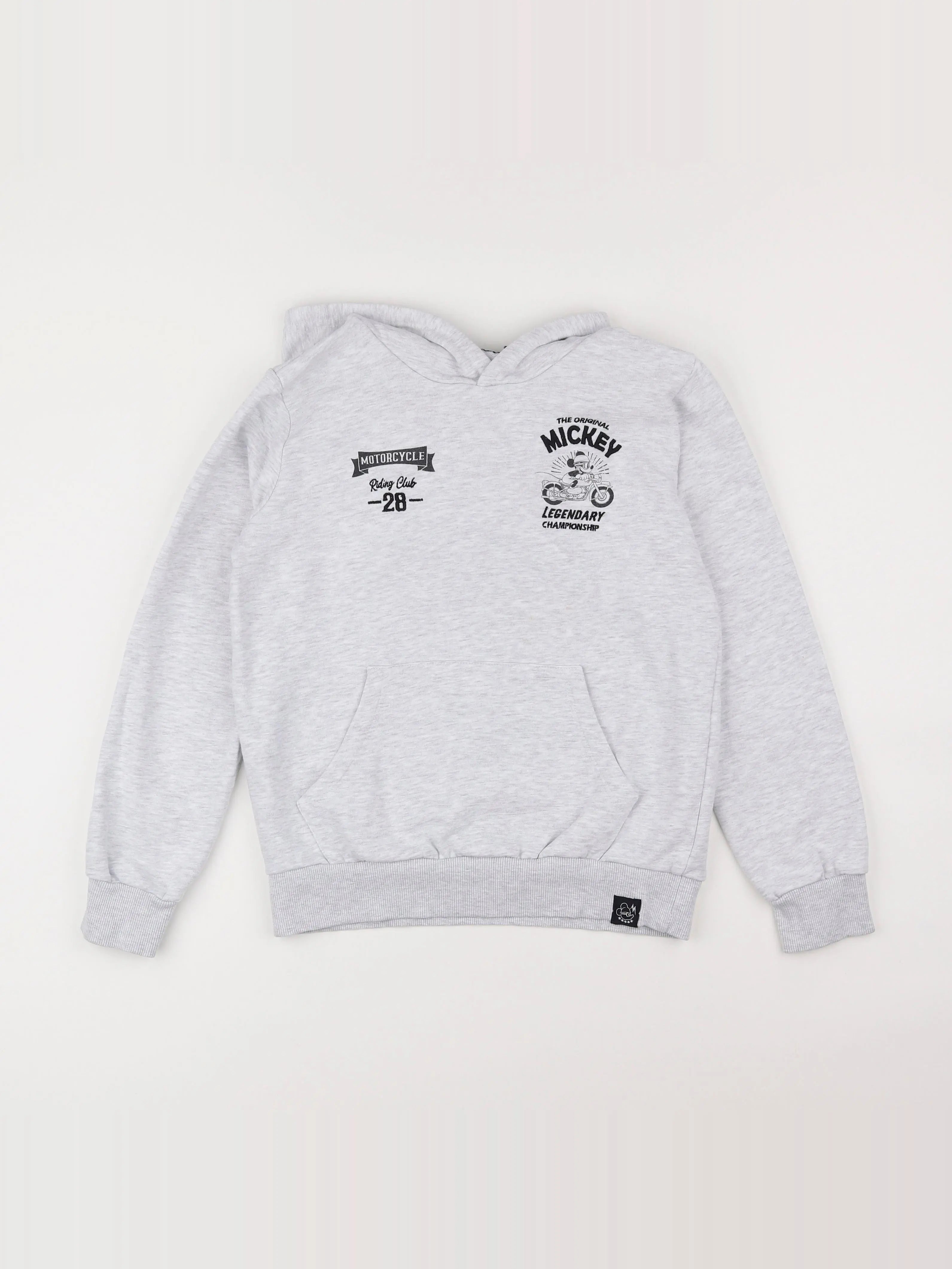 IKKS - sweat imprimé au dos gris - 10 ans