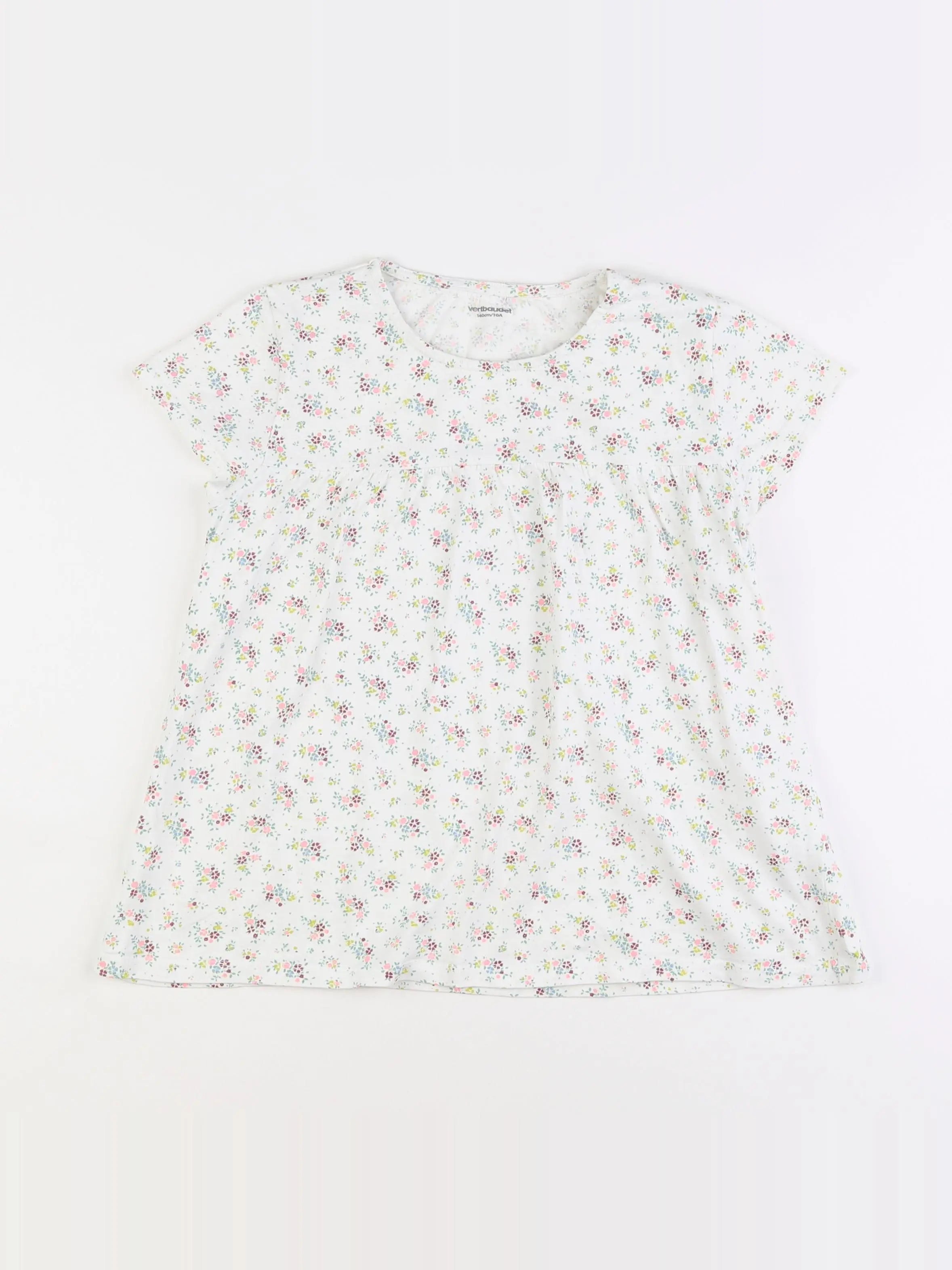 Vertbaudet - tee-shirt multicolore - 10 ans