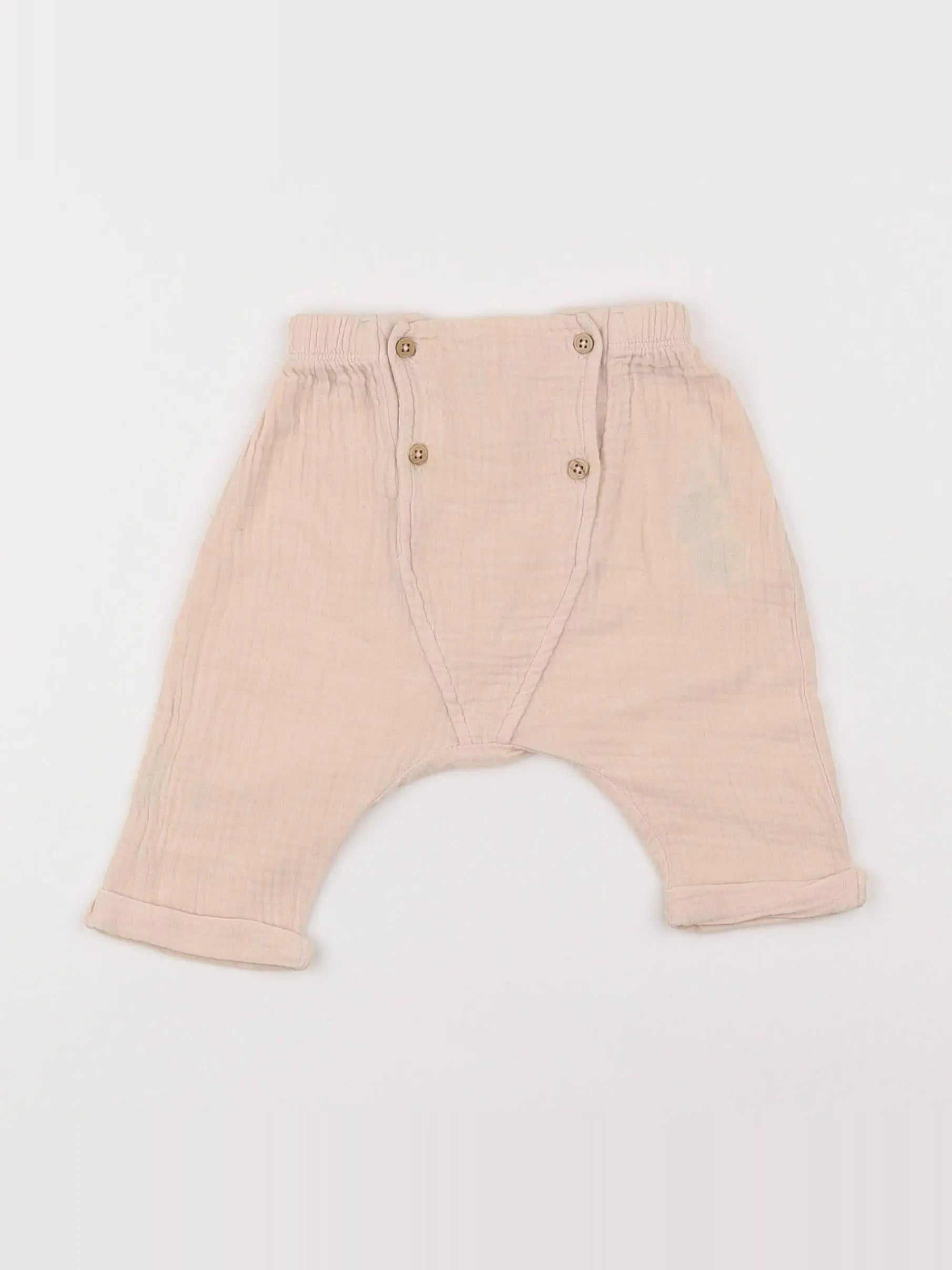 Emile et Ida - sarouel beige - 6 mois