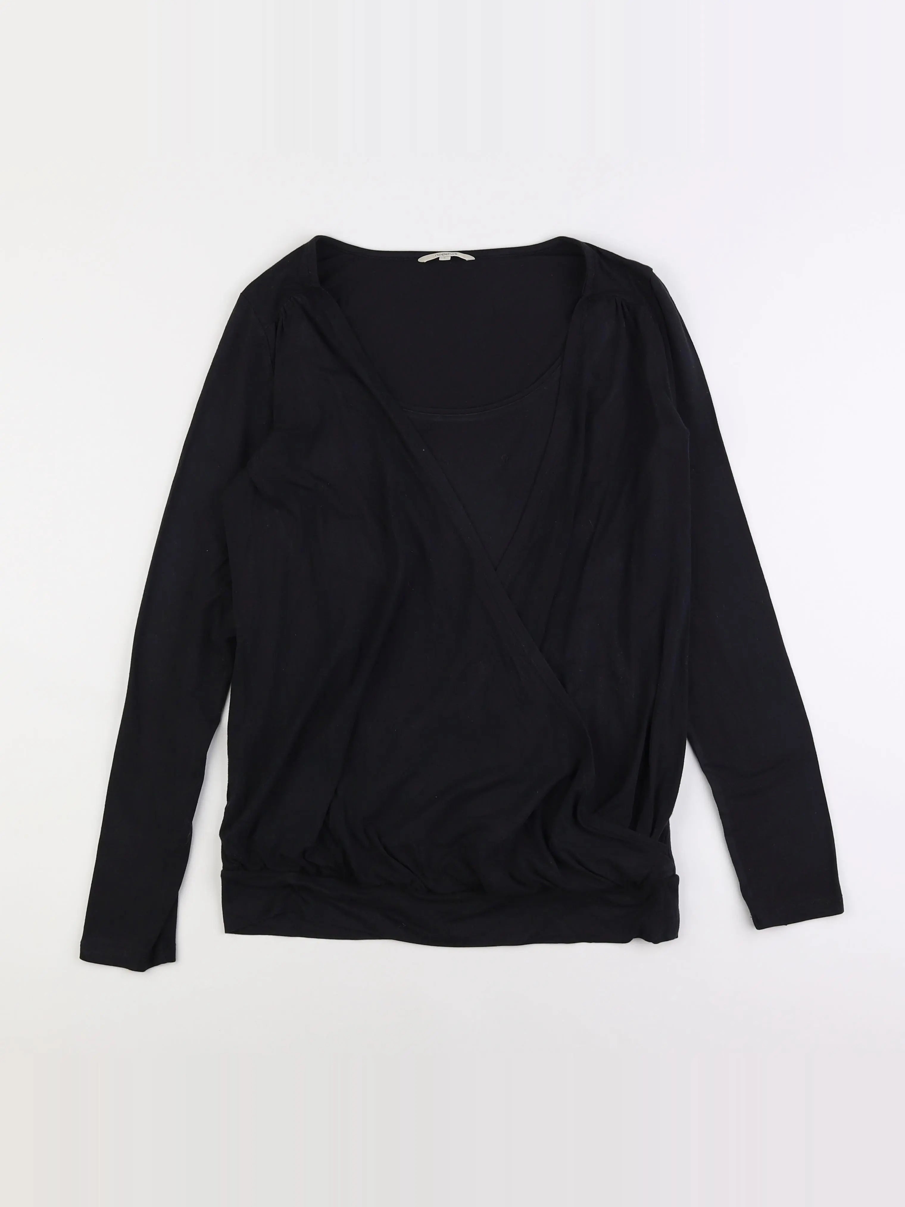 noppies maternité - tee-shirt allaitement noir - 36