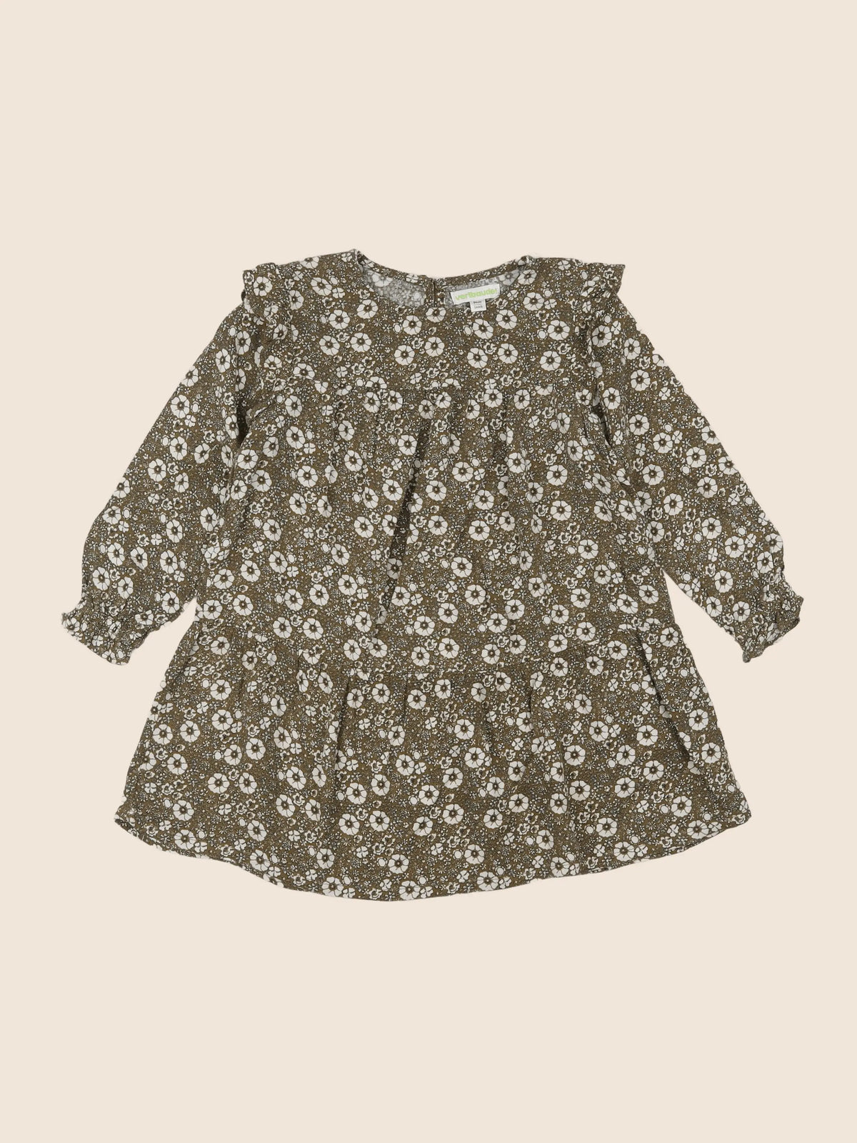 Vertbaudet - robe vert - 3 ans