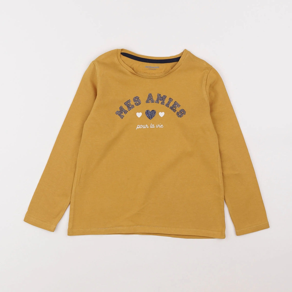 Vertbaudet - tee-shirt jaune - 5 ans