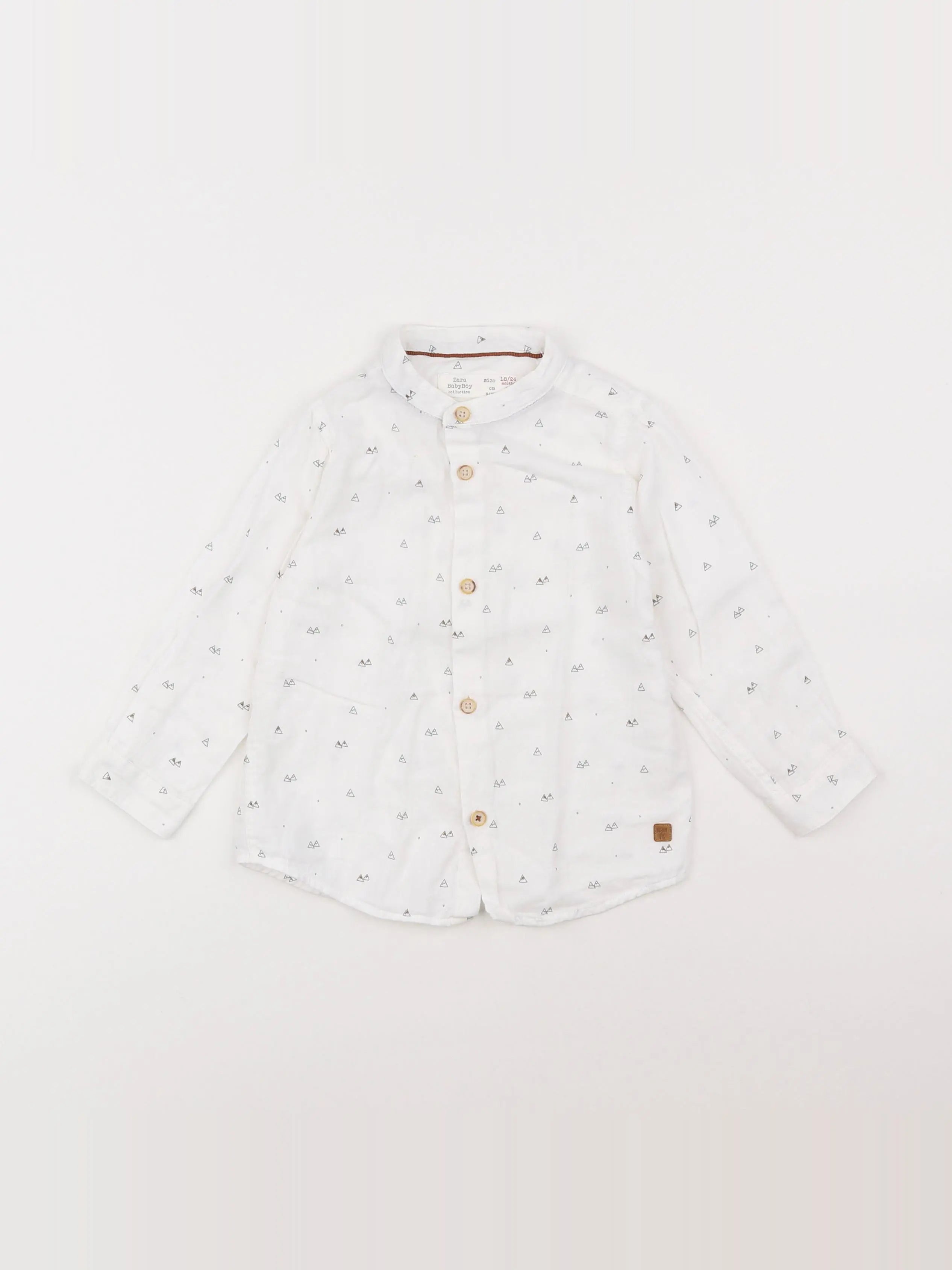 Zara - chemise blanc - 18 mois à 2 ans