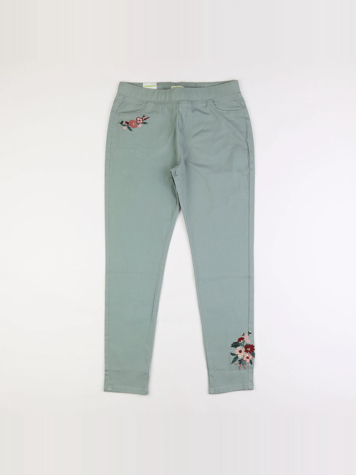 Vertbaudet - jegging vert - 14 ans