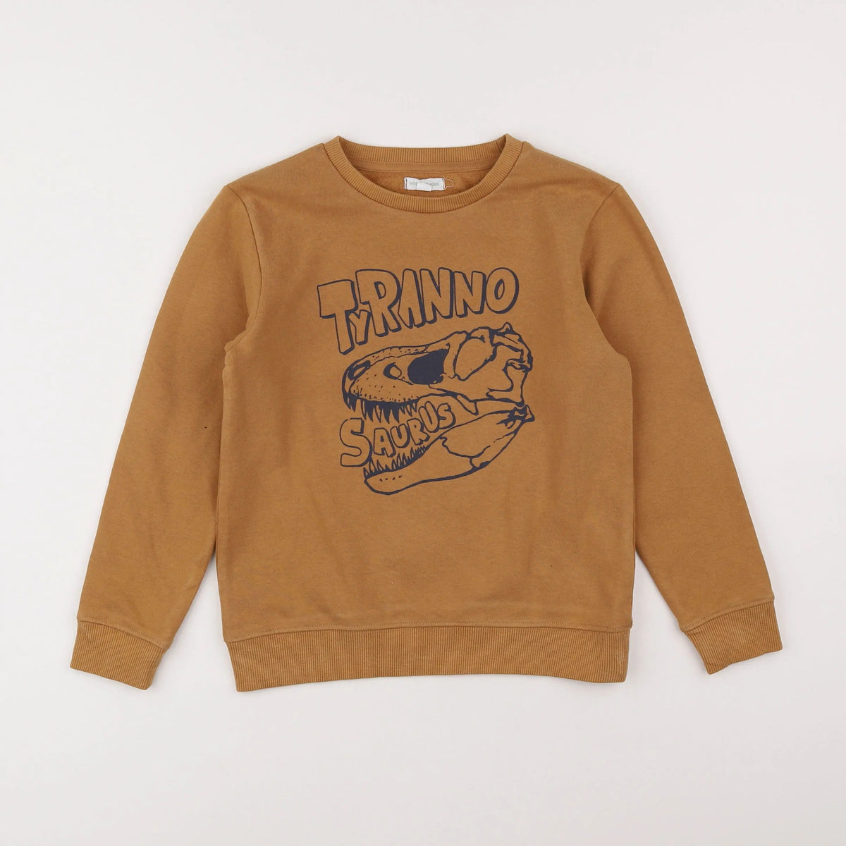 Vertbaudet - sweat marron - 8 ans