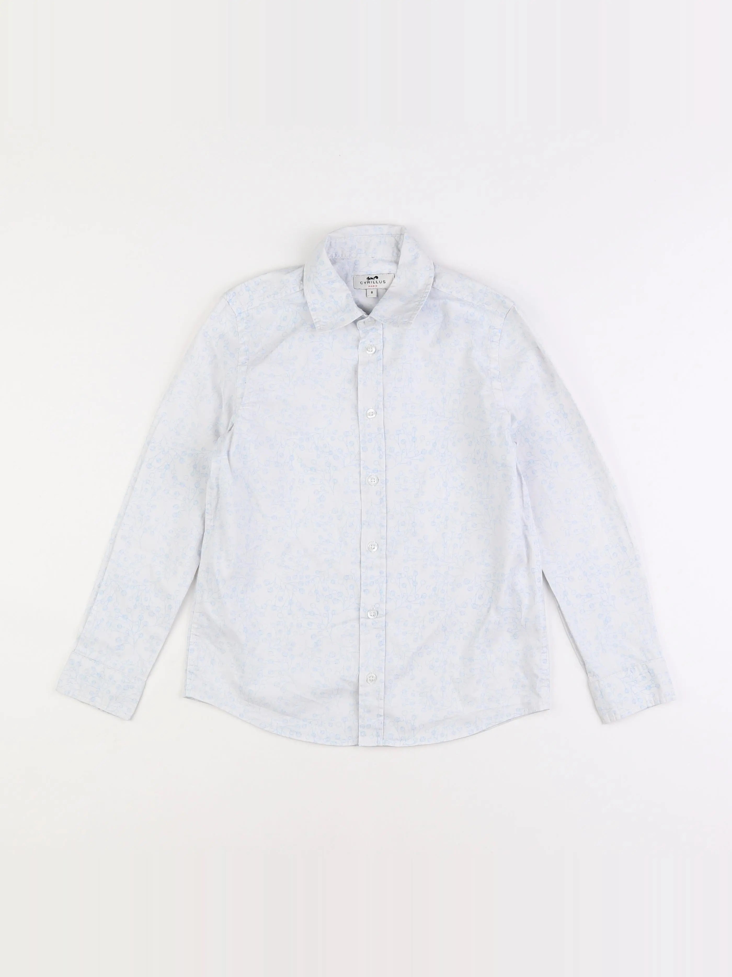 Cyrillus - chemise bleu - 8 ans