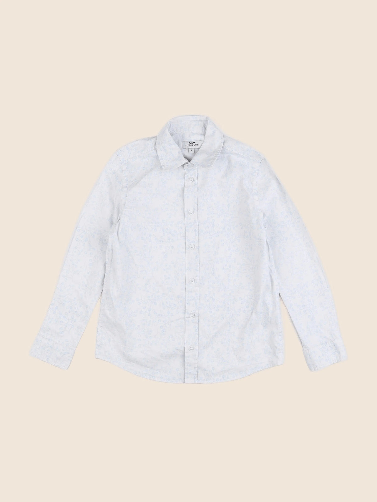 Cyrillus - chemise bleu - 8 ans