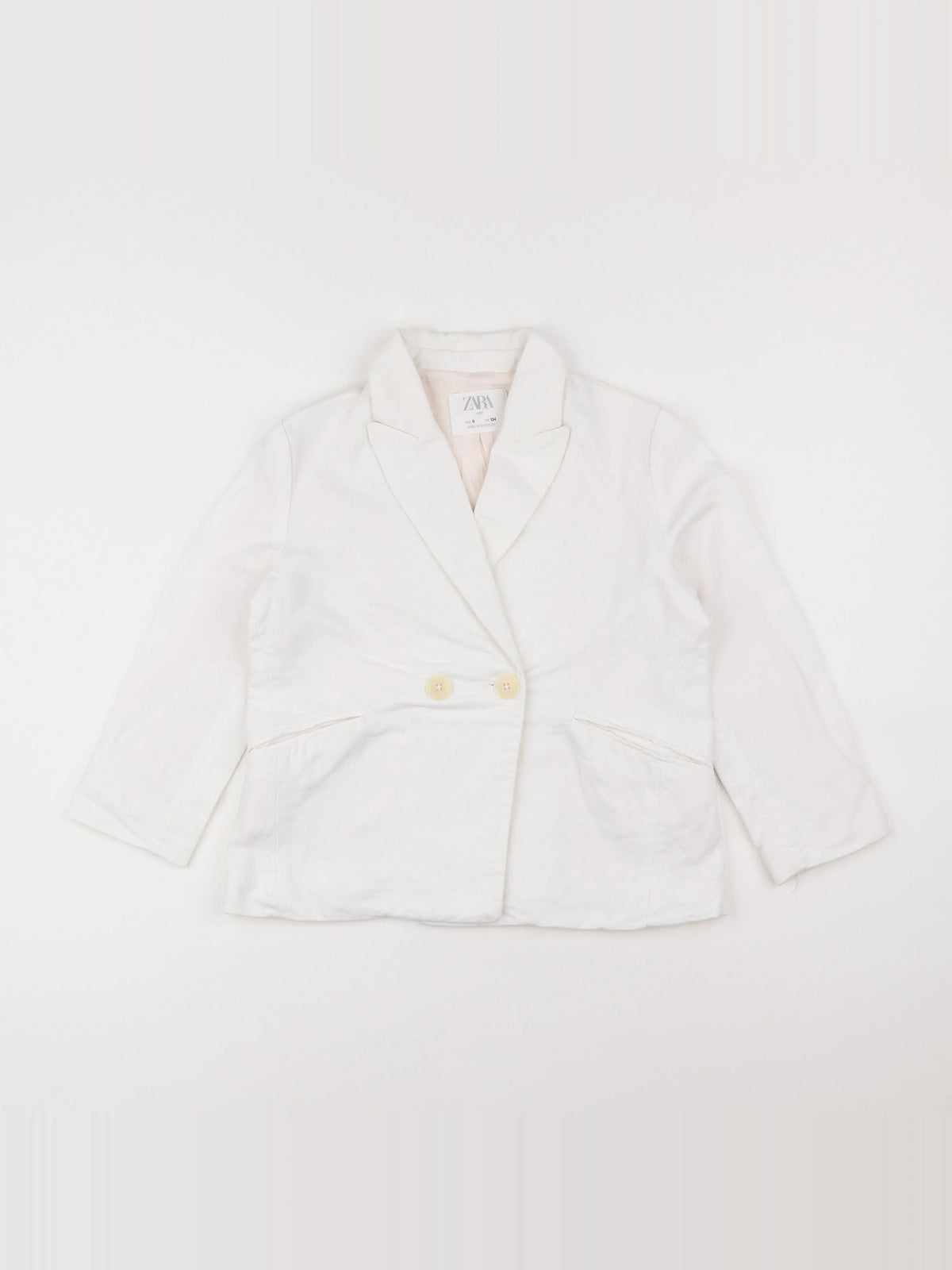 Zara - veste blanc - 9 ans