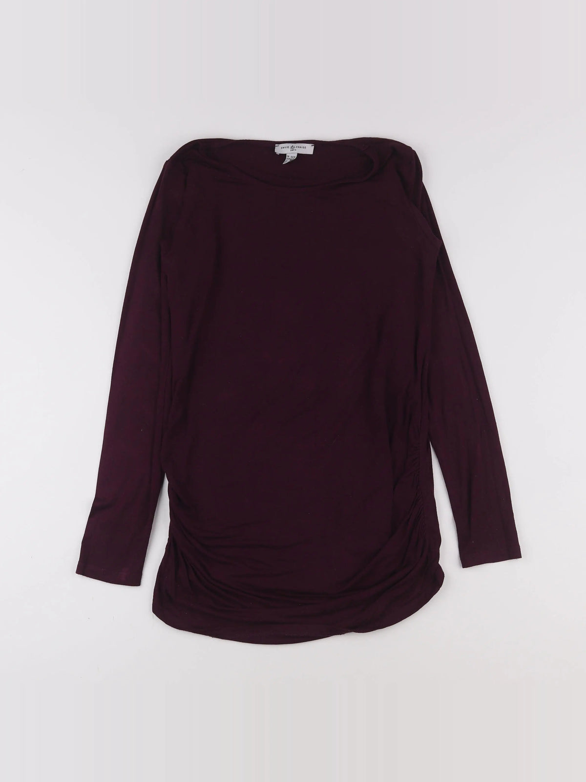 Envie de fraise - tee-shirt grossesse violet - 34 à 36