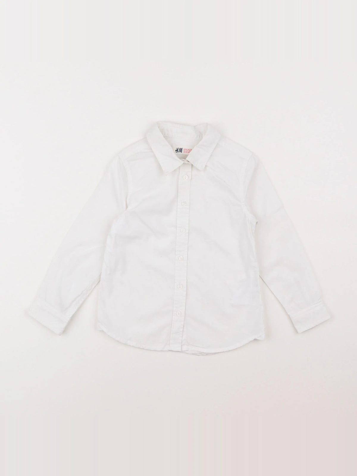 H&M - chemise blanc - 2/3 ans