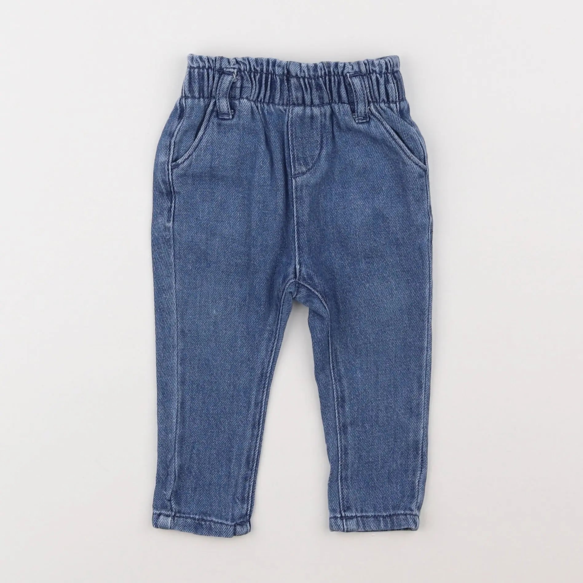 Vertbaudet - pantalon bleu - 6 mois